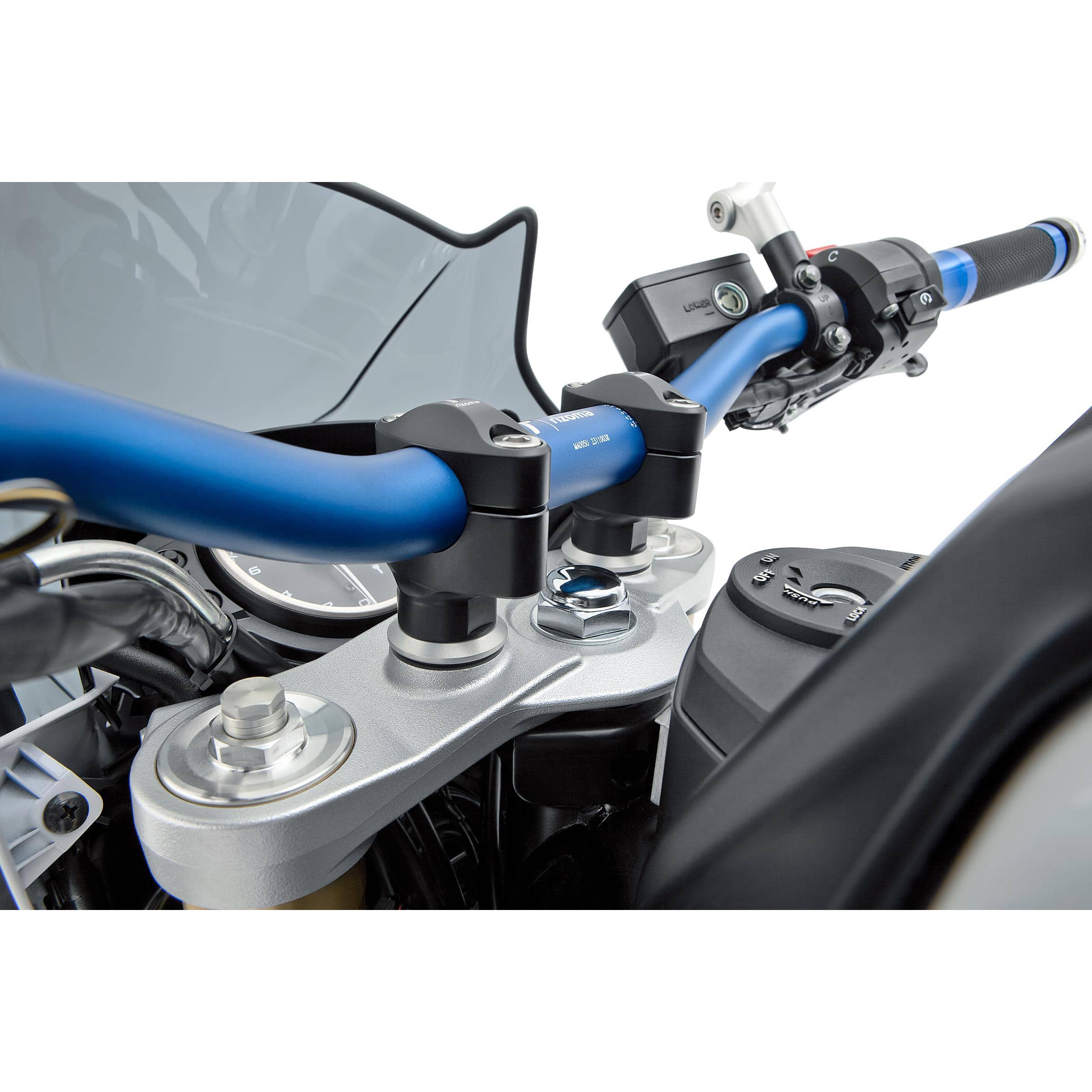 Rizoma Conus Lenkeradapter universal AZ402B M10/M12 Riser 42mm - Motorradteile & Ersatzteile - Lenker