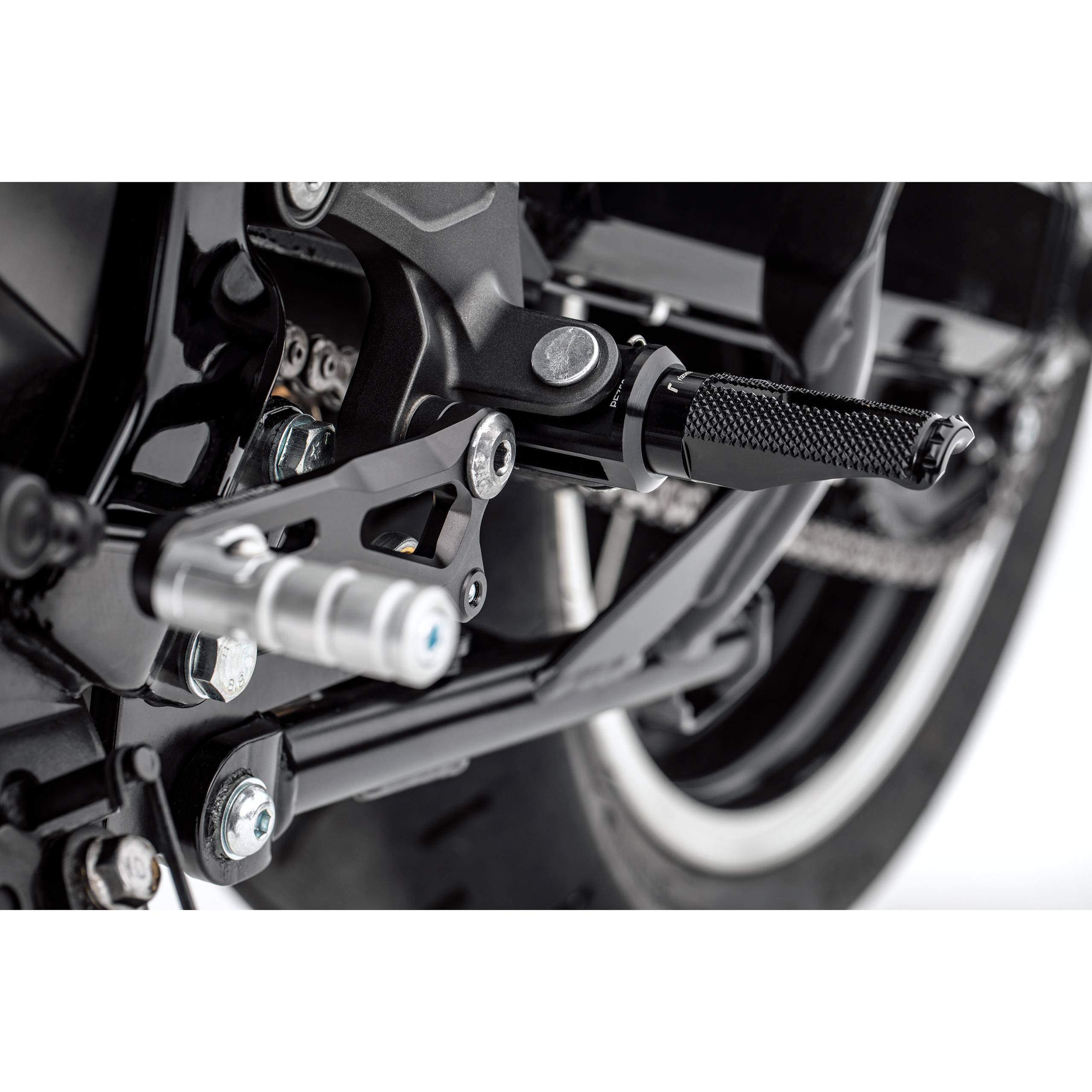 Rizoma Fußrastengelenke Ø18mm PE750B schwarz für Fahrer - Motorradteile & Ersatzteile - Fußrasten & Hebel