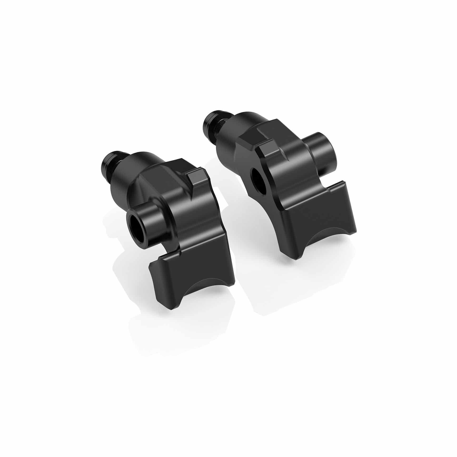 Rizoma Fußrastengelenke Ø22mm PE688B schwarz für Fahrer - Motorradteile & Ersatzteile - Fußrasten & Hebel
