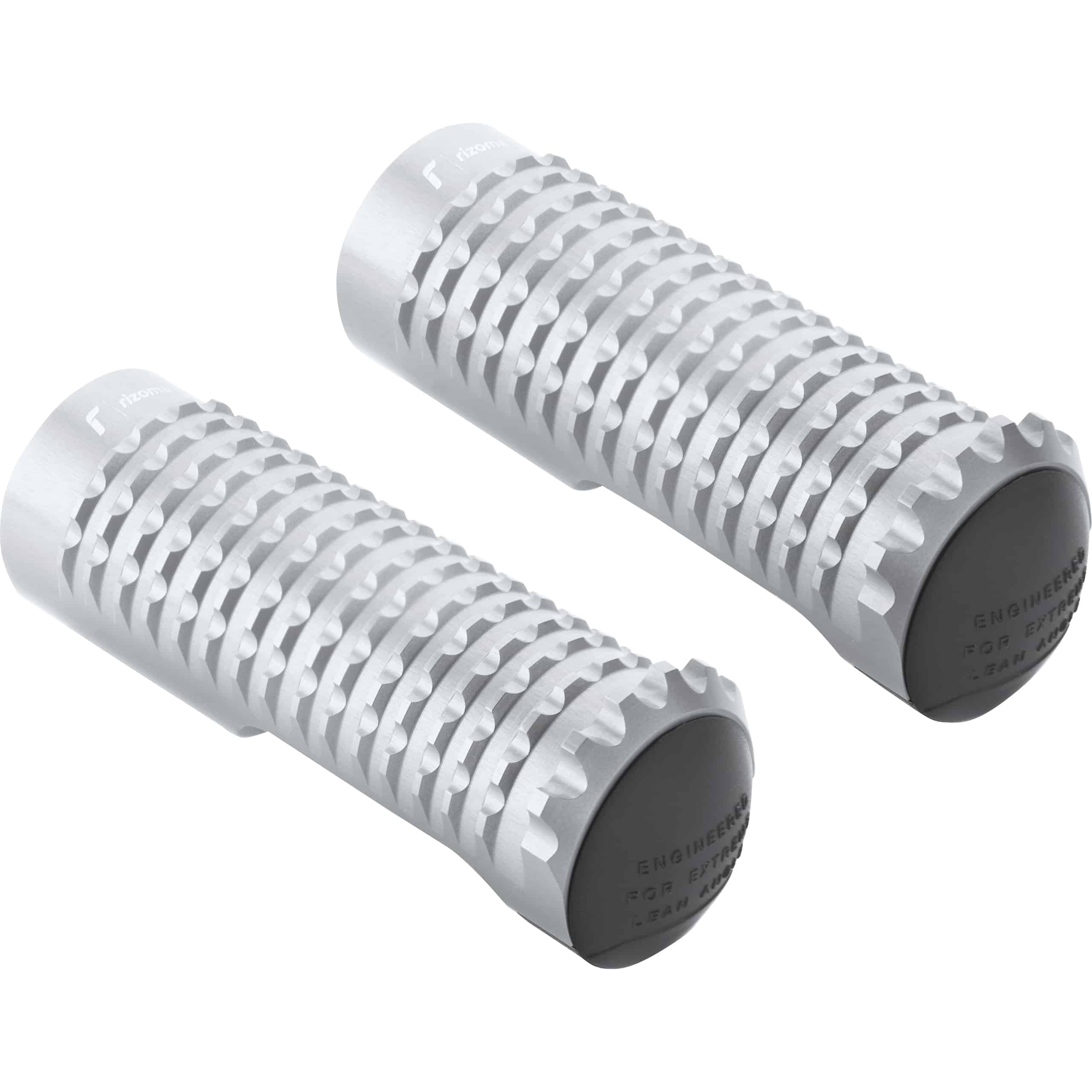 Rizoma Fußrastenpaar Ø18mm Extreme ohne Adaptergelenke PE631A silbe - Motorradteile & Ersatzteile - Fußrasten & Hebel