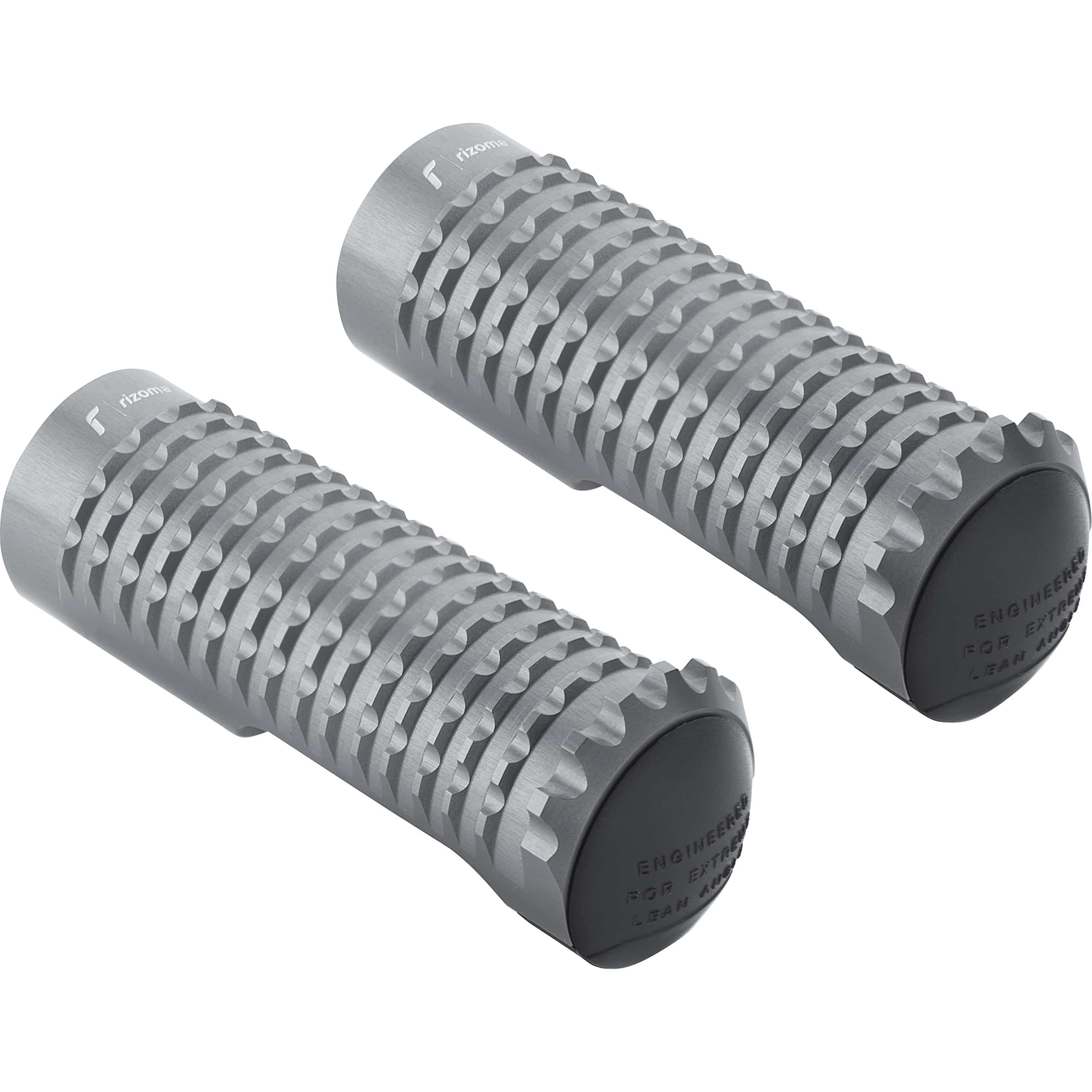 Rizoma Fußrastenpaar Ø18mm Extreme ohne Adaptergelenke! PE631D grau - Motorradteile & Ersatzteile - Fußrasten & Hebel