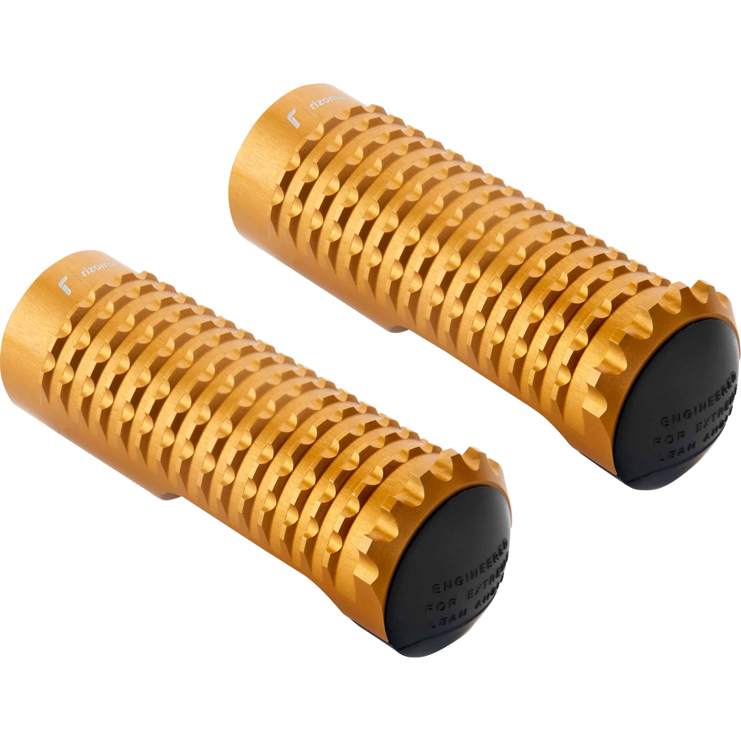 Rizoma Fußrastenpaar Ø18mm Extreme ohne Adaptergelenke! PE631G gold - Motorradteile & Ersatzteile - Fußrasten & Hebel