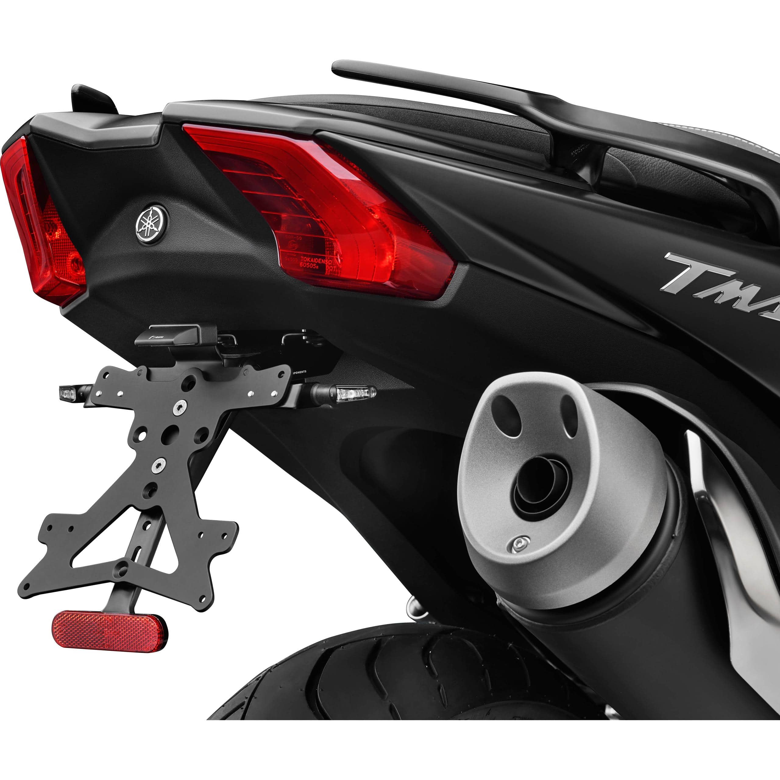 Rizoma Kennzeichenhalter Fox PT228B für Yamaha T-max 2017- - Motorradteile & Ersatzteile - Anbauteile