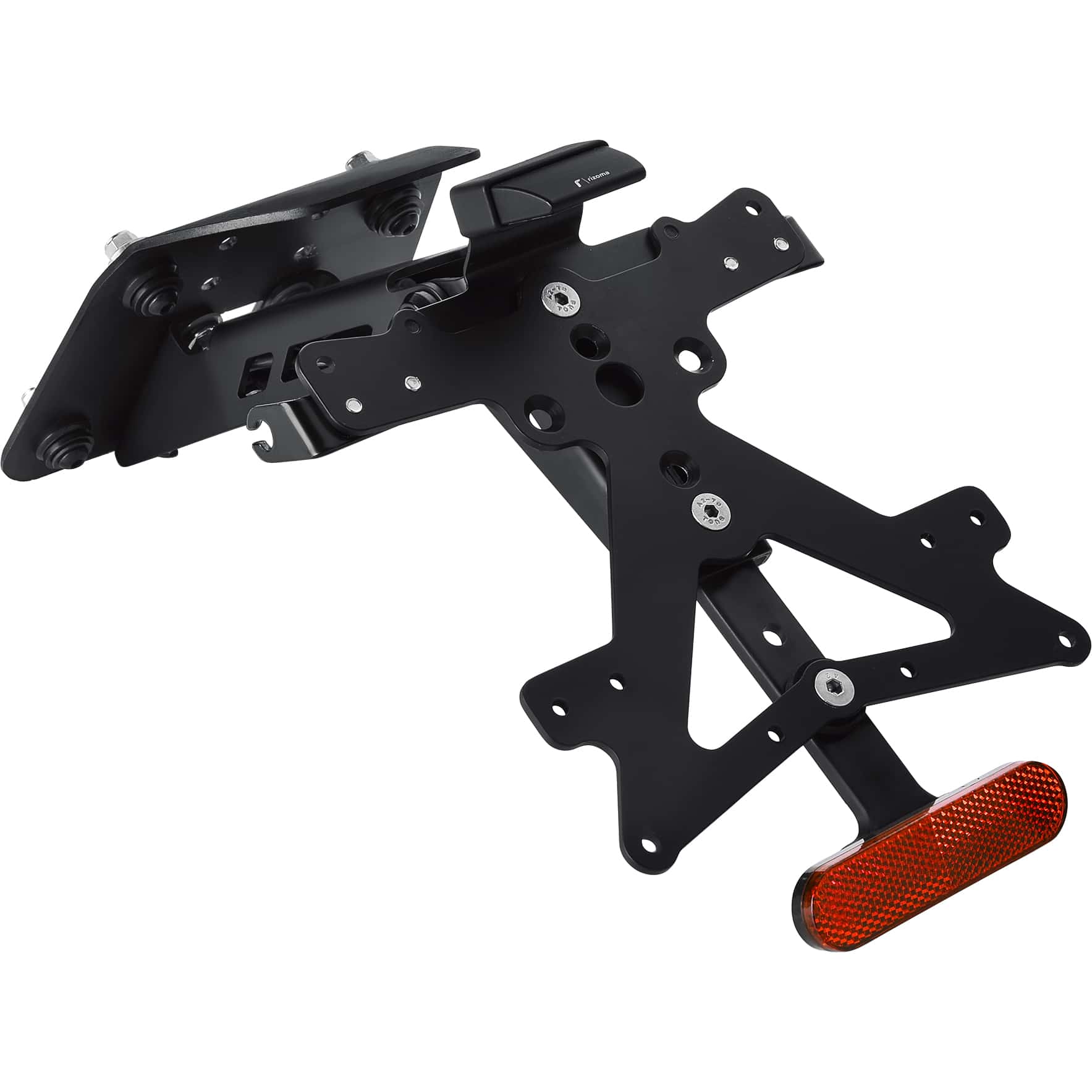 Rizoma Kennzeichenhalter Fox PT231B für Yamaha YZF R3 2020- - Motorradteile & Ersatzteile - Anbauteile