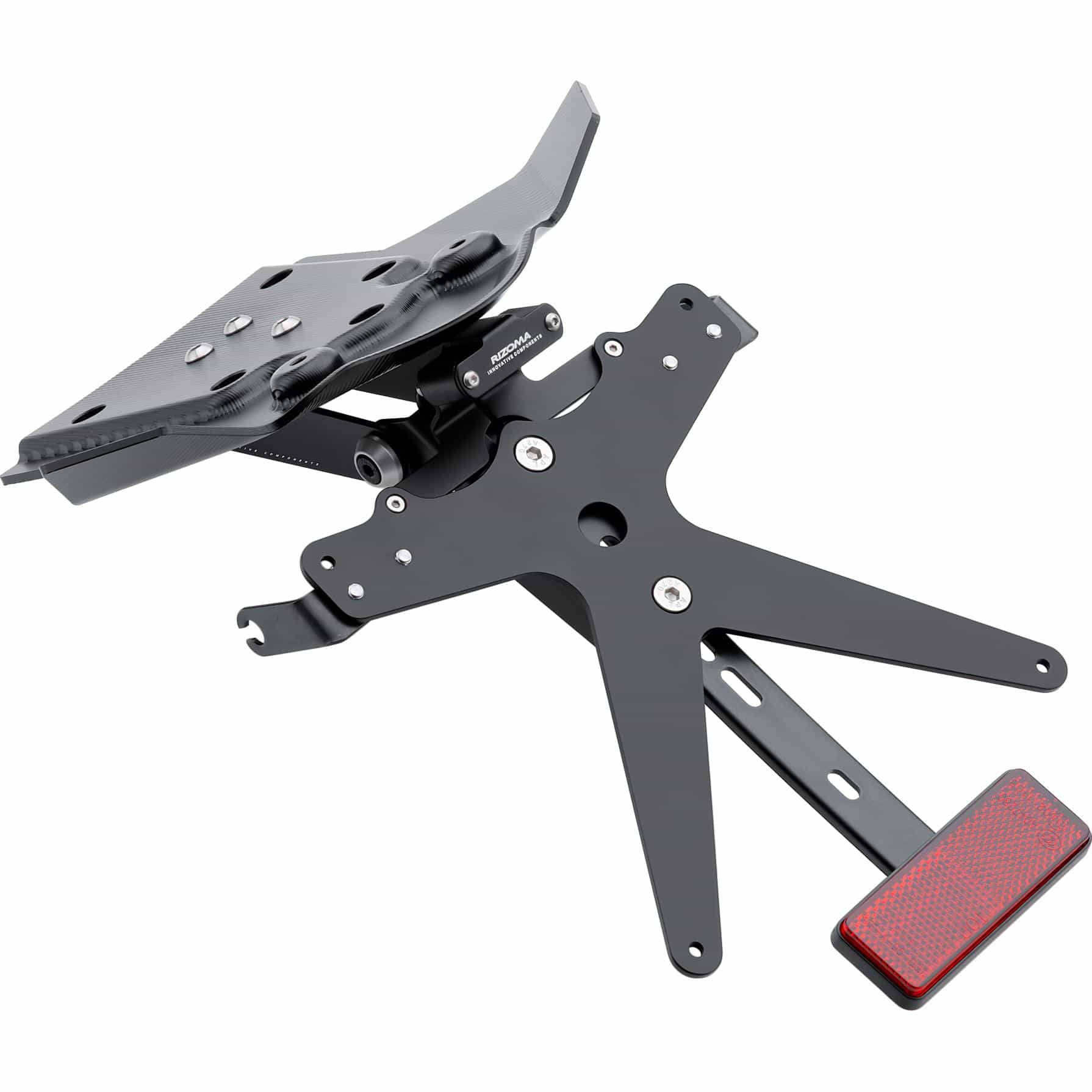 Rizoma Kennzeichenhalter Fox PT508B für Multistrada 1200 2010-2014 - Motorradteile & Ersatzteile - Anbauteile