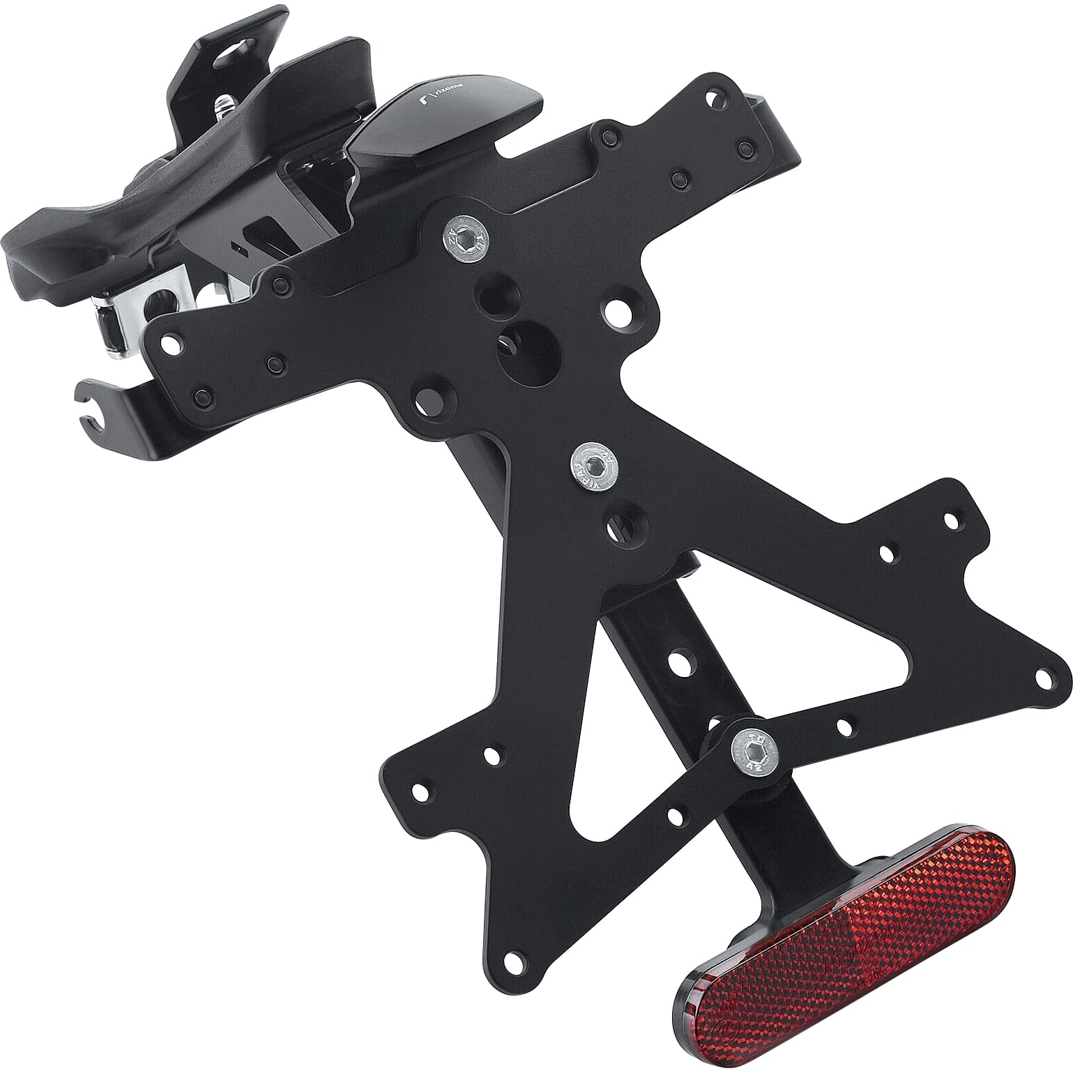 Rizoma Kennzeichenhalter Fox PT539B für Panigale V4 mit Termignoni® - Motorradteile & Ersatzteile - Anbauteile