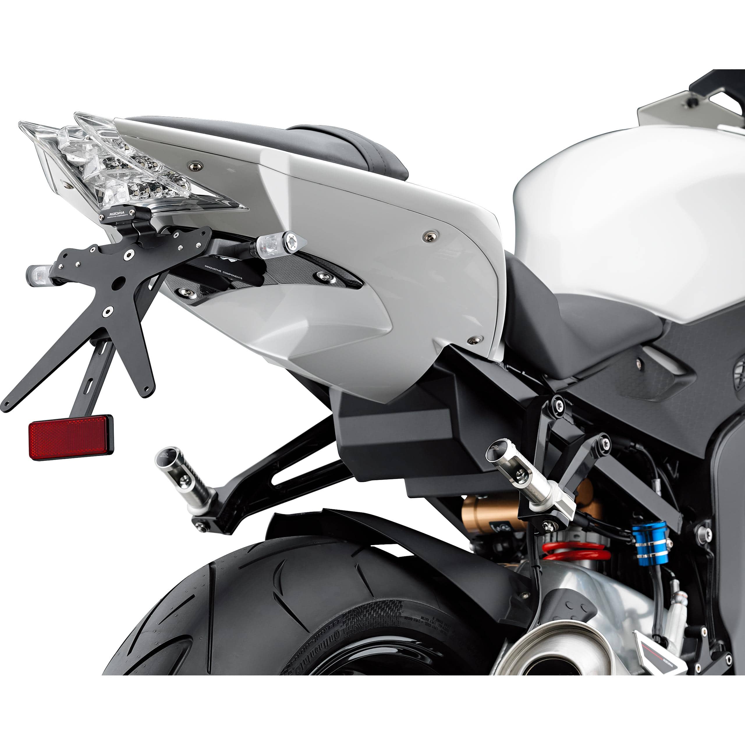 Rizoma Kennzeichenhalter Fox PT704B für BMW S 1000 R/RR - Motorradteile & Ersatzteile - Anbauteile