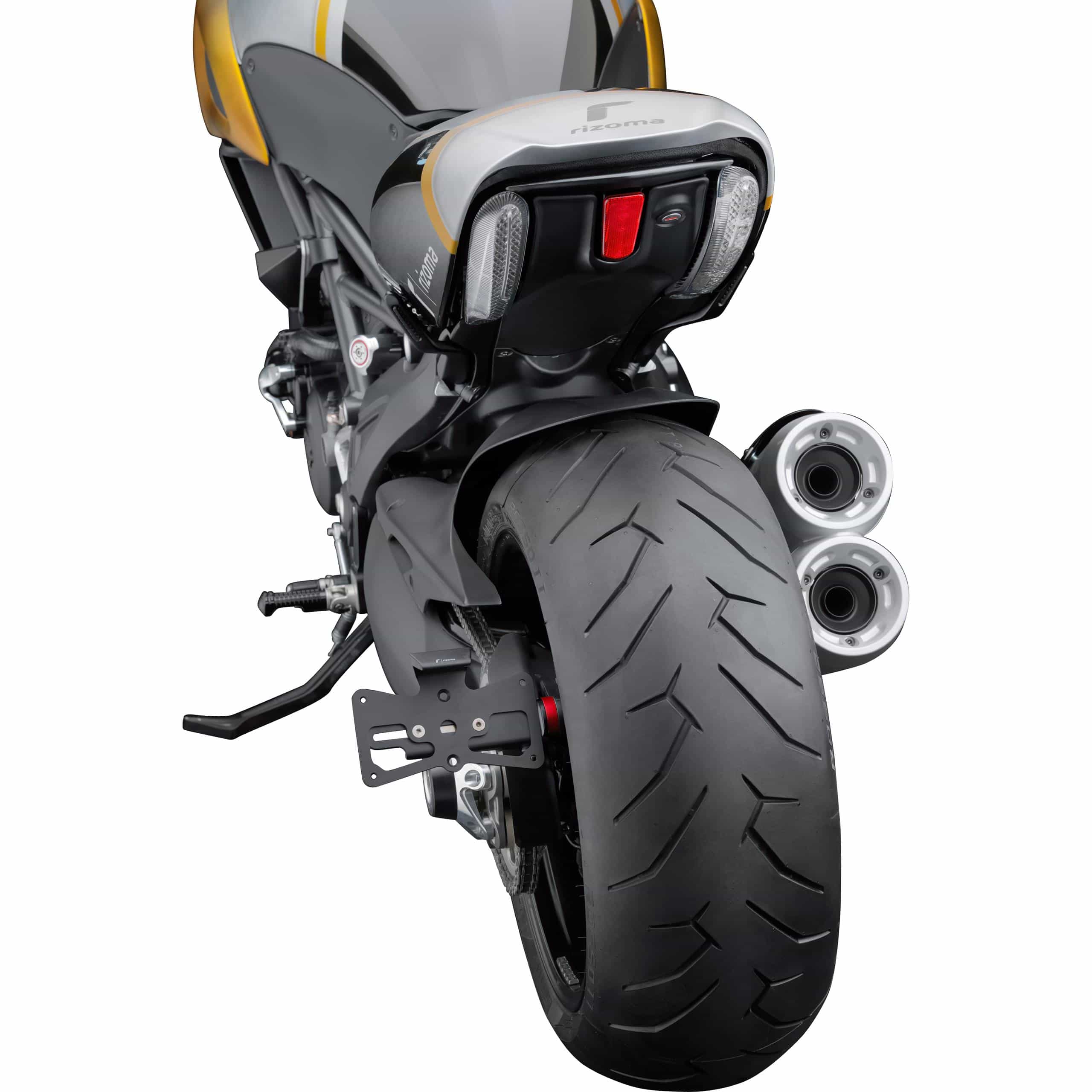 Rizoma Kennzeichenhalter Outside PT510B für Ducati Diavel 1200 - Motorradteile & Ersatzteile - Anbauteile