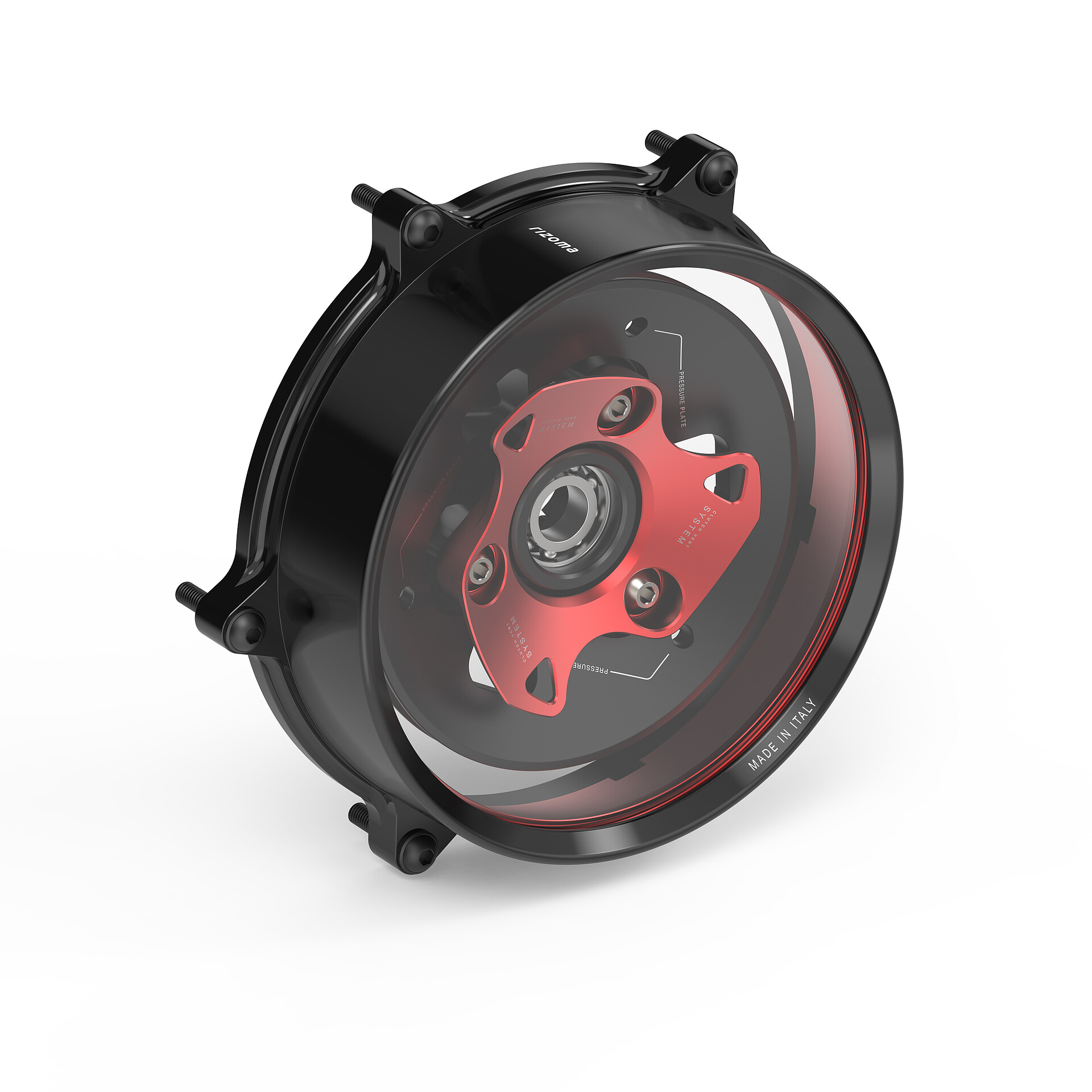 Rizoma Kupplungsdeckel ZDM179R rot für Ducati Panigale/Streetfighte - Motorradteile & Ersatzteile - Verkleidungen & Abdeckungen