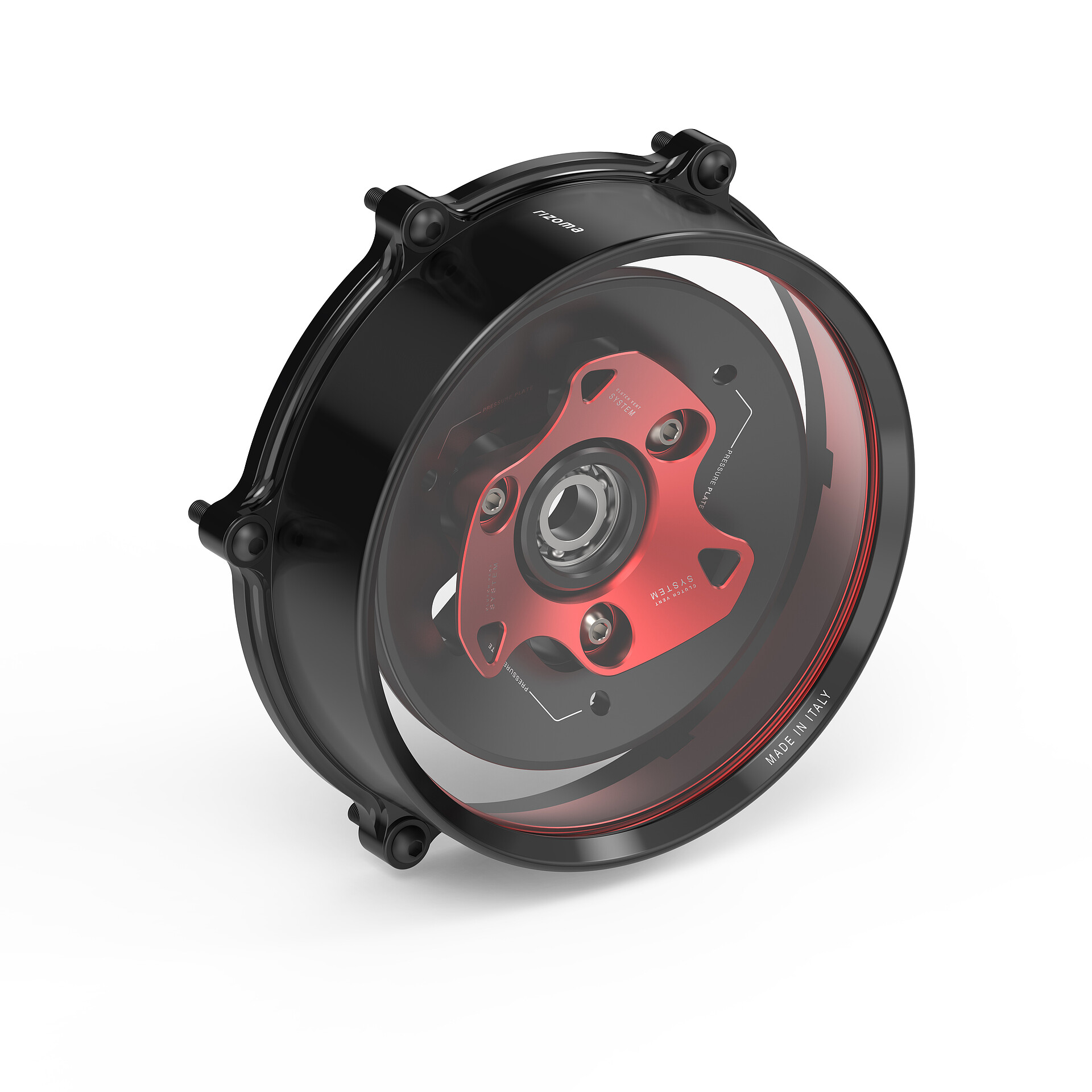 Rizoma Kupplungsdeckel ZDM181R rot für Ducati V4 Panigale/Streetfig - Motorradteile & Ersatzteile - Verkleidungen & Abdeckungen