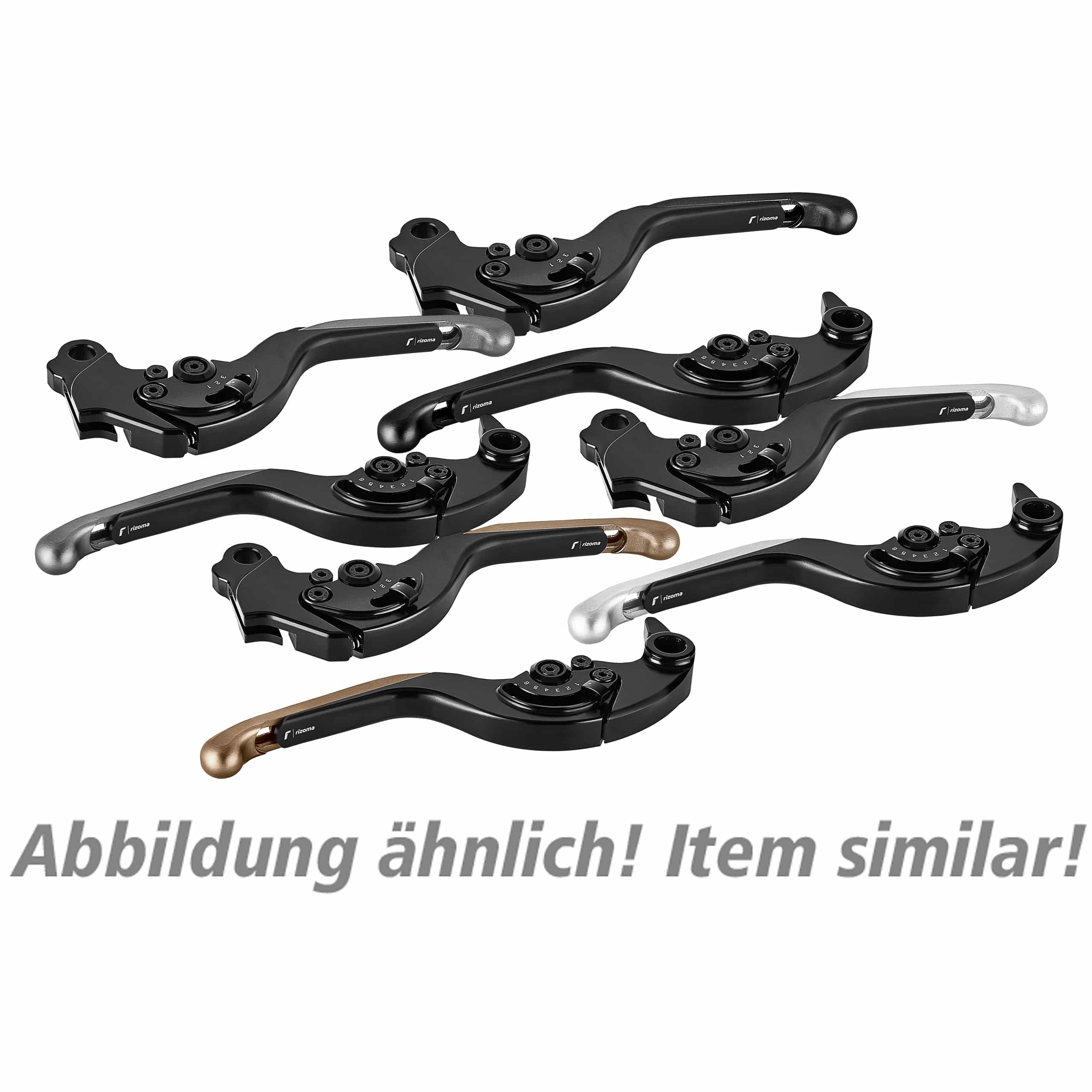 Rizoma Kupplungshebel einstellbar/breitenvariabel LCX801B schwarz - Motorradteile & Ersatzteile - Lenker