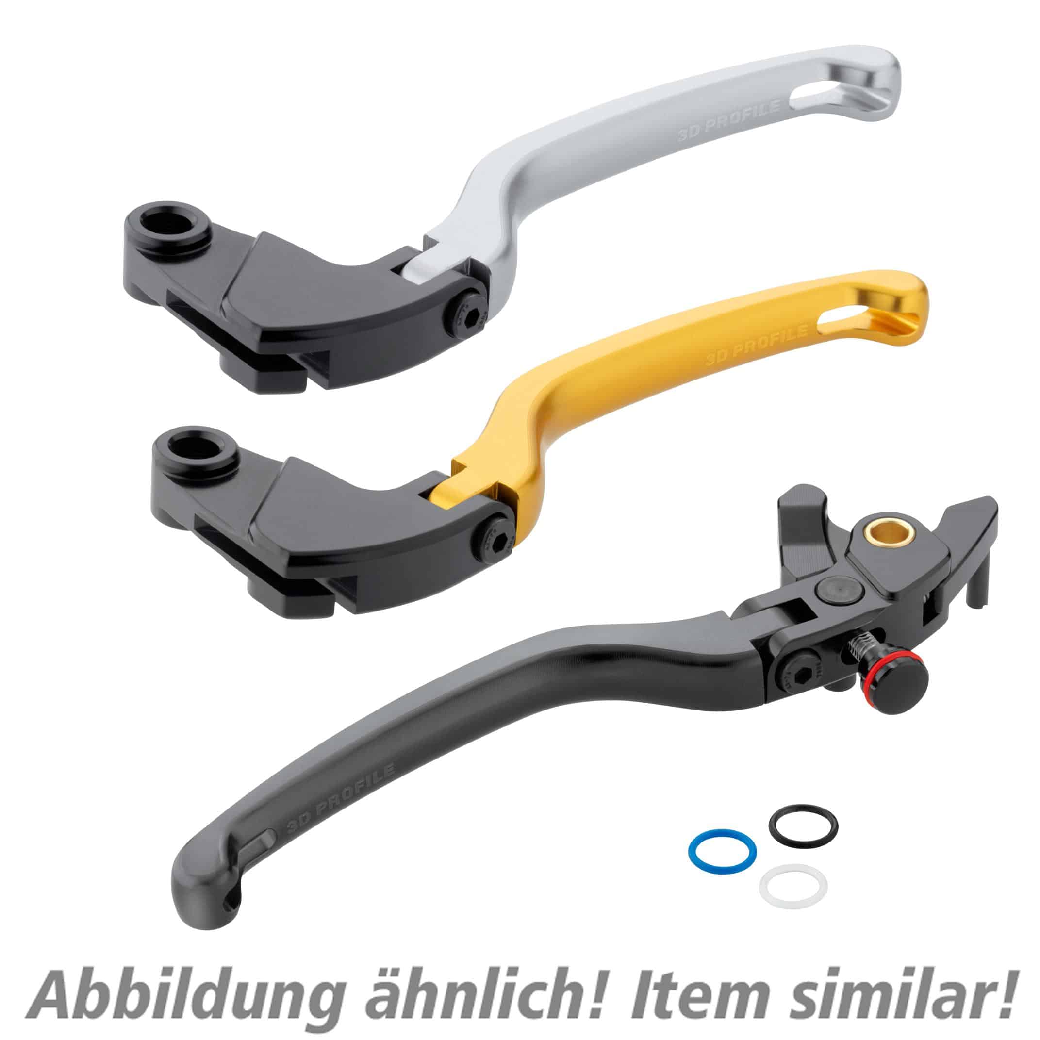Rizoma Kupplungshebel einstellbar/klappbar 3D LCJ651B schwarz - Motorradteile & Ersatzteile - Lenker