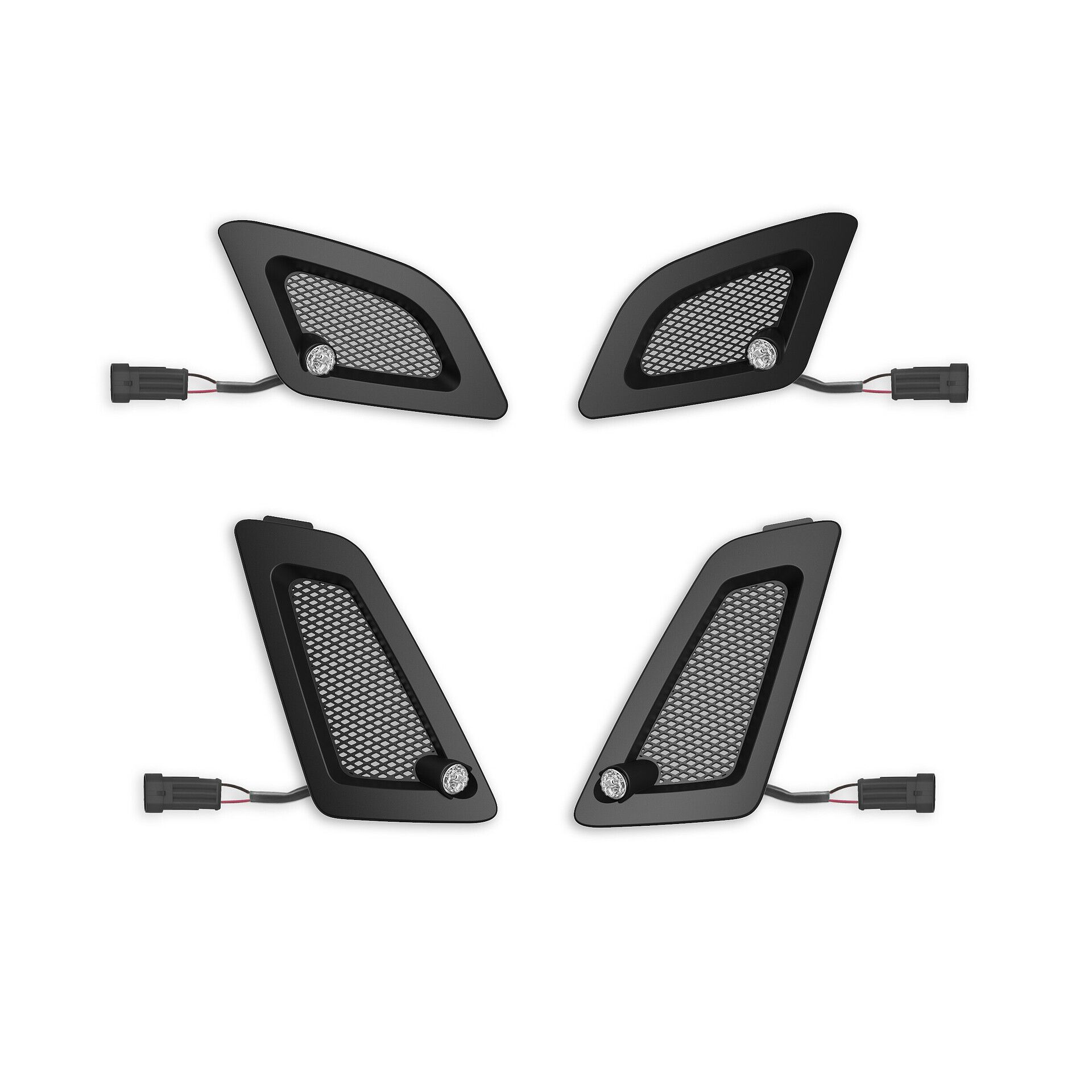 Rizoma LED Blinkerkit vorne+hinten ZVP018B schwarz für Vespa GTS 20 - Motorradteile & Ersatzteile - Beleuchtung