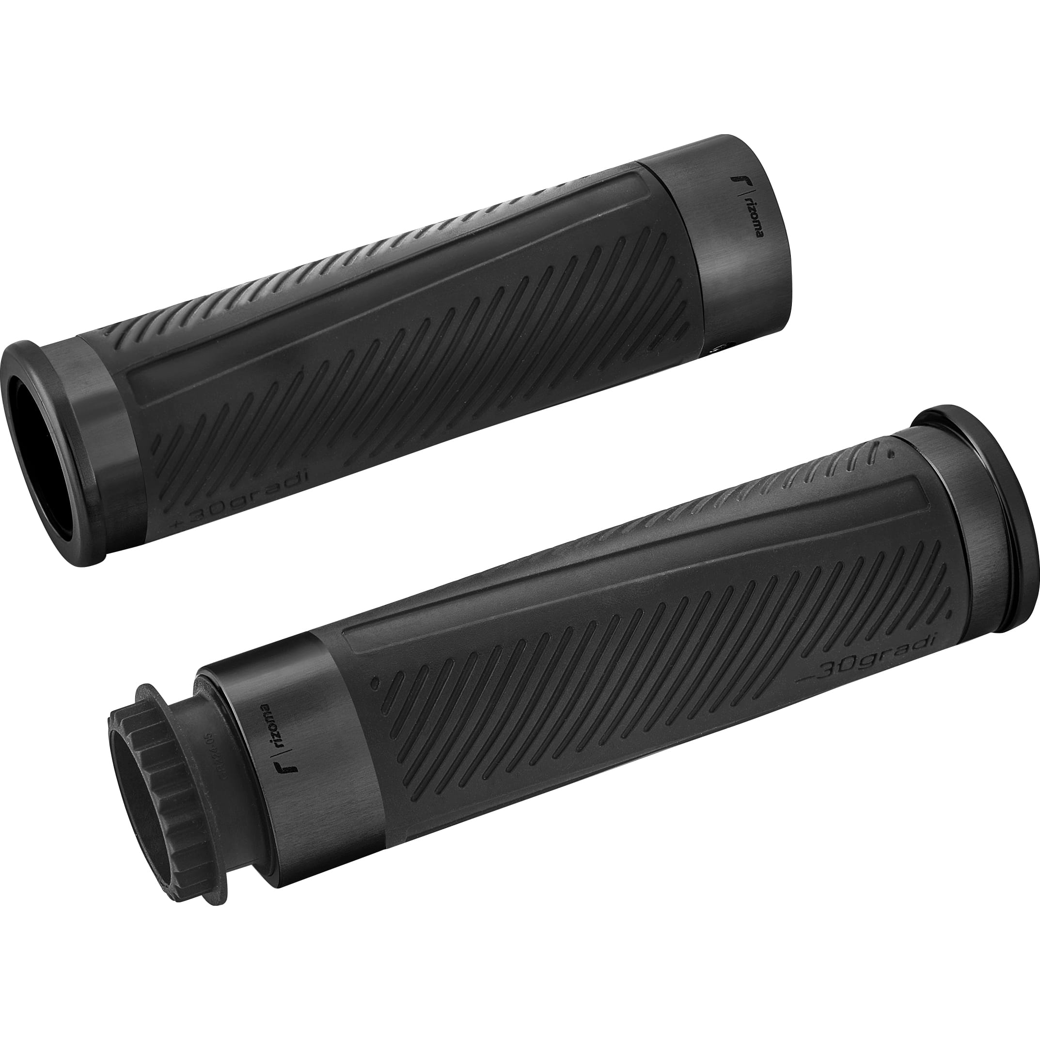 Rizoma Lenkergriffe 30 Gradi Alu für 22mm GR224B schwarz - Motorradteile & Ersatzteile - Lenker