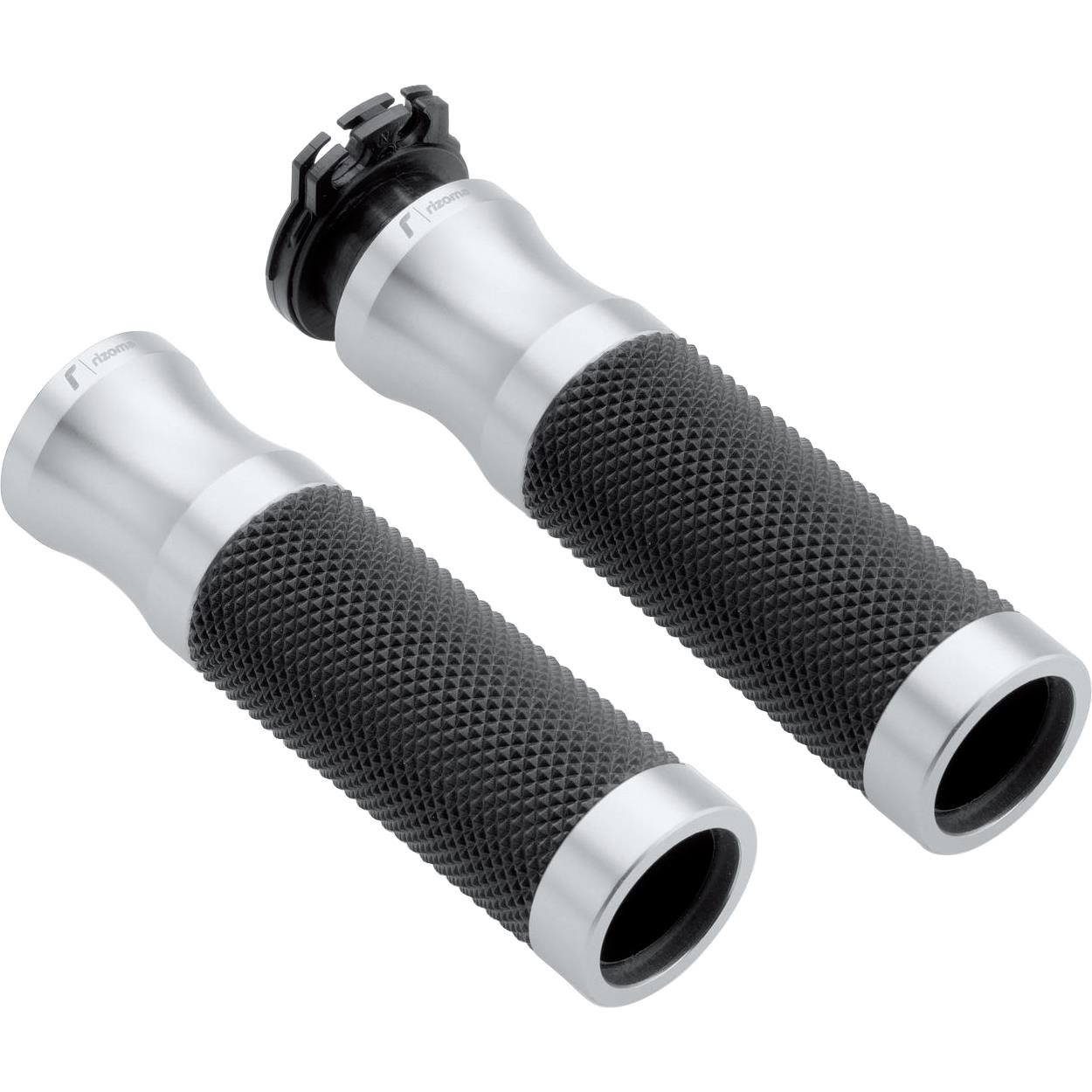 Rizoma Lenkergriffe Sport Alu für 22mm GR205A silber - Motorradteile & Ersatzteile - Lenker