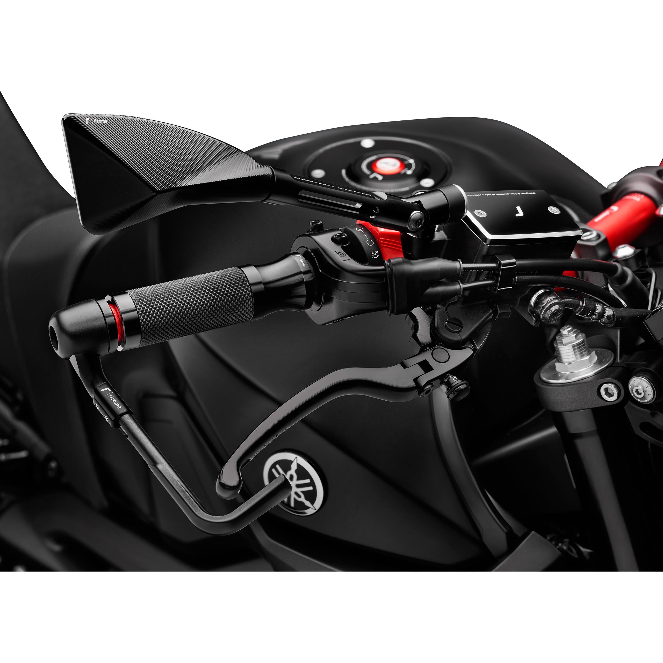 Rizoma Lenkergriffe Sport Alu für 22mm GR205B schwarz - Motorradteile & Ersatzteile - Lenker