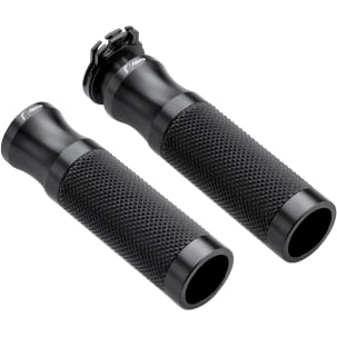 Rizoma Lenkergriffe Sport Alu für 22mm GR255B schwarz - Motorradteile & Ersatzteile - Lenker