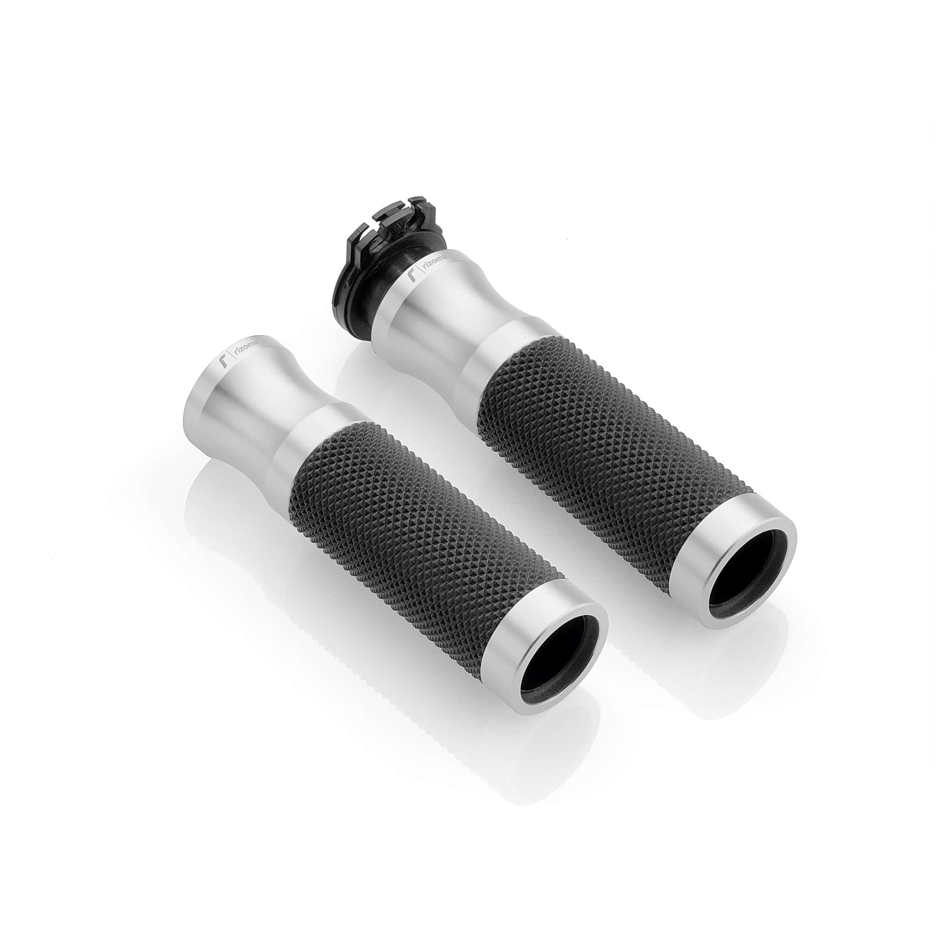 Rizoma Lenkergriffe Sport Alu für 22mm GR258A silber für Vespa GTV - Motorradteile & Ersatzteile - Lenker