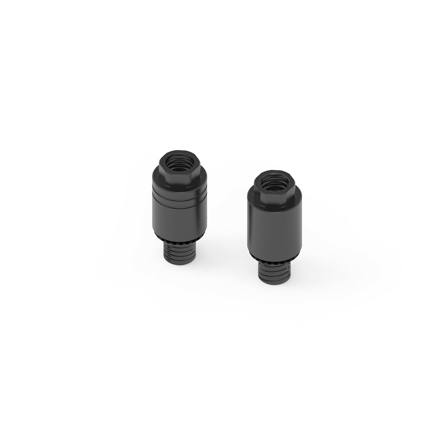 Rizoma Lenkerspiegelaufnahme Paar BS826B für Vespa GTS schwarz - Motorradteile & Ersatzteile - Motorradspiegel
