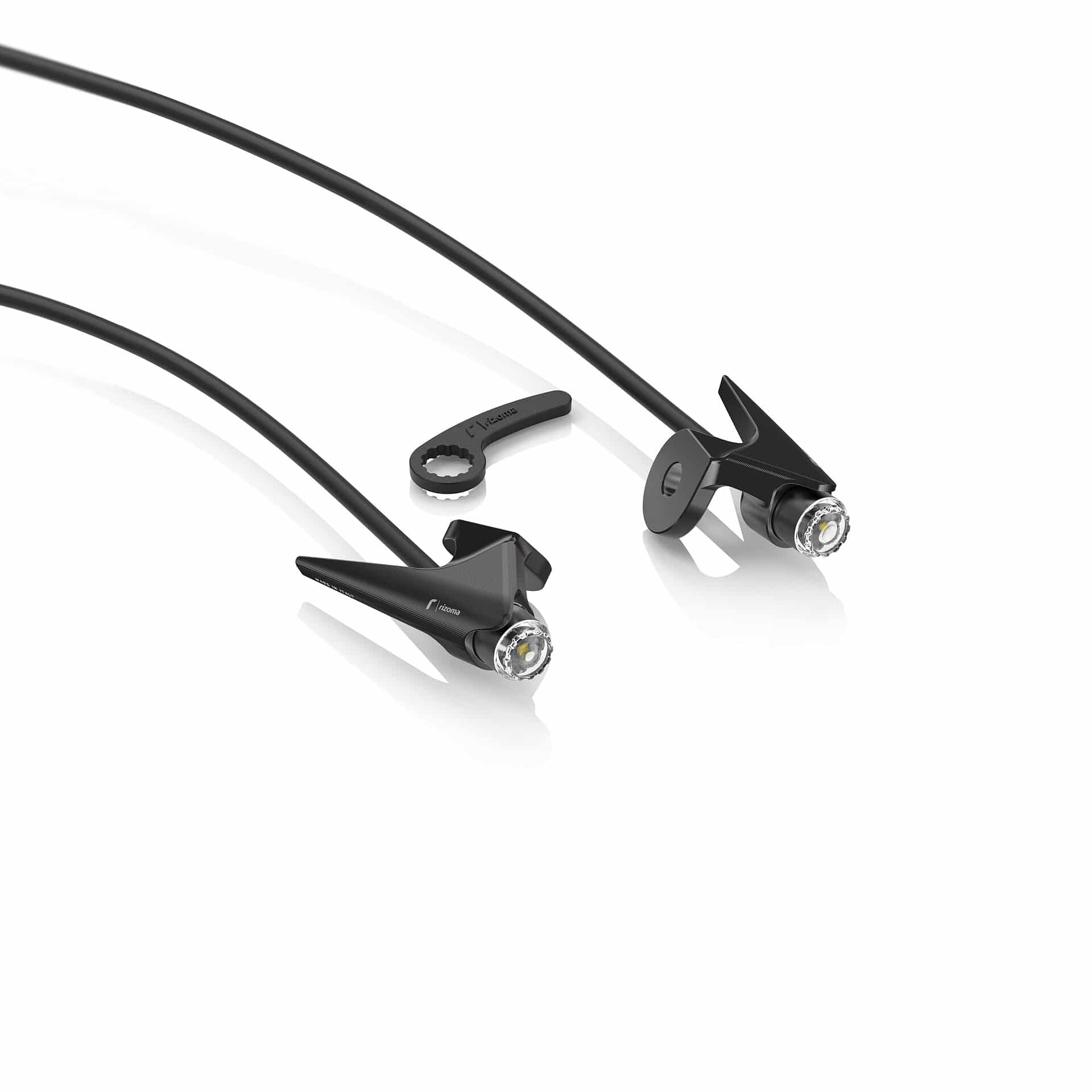 Rizoma Montageadapterpaar für Light Unit FR447B Alu schwarz - Motorradteile & Ersatzteile - Beleuchtung