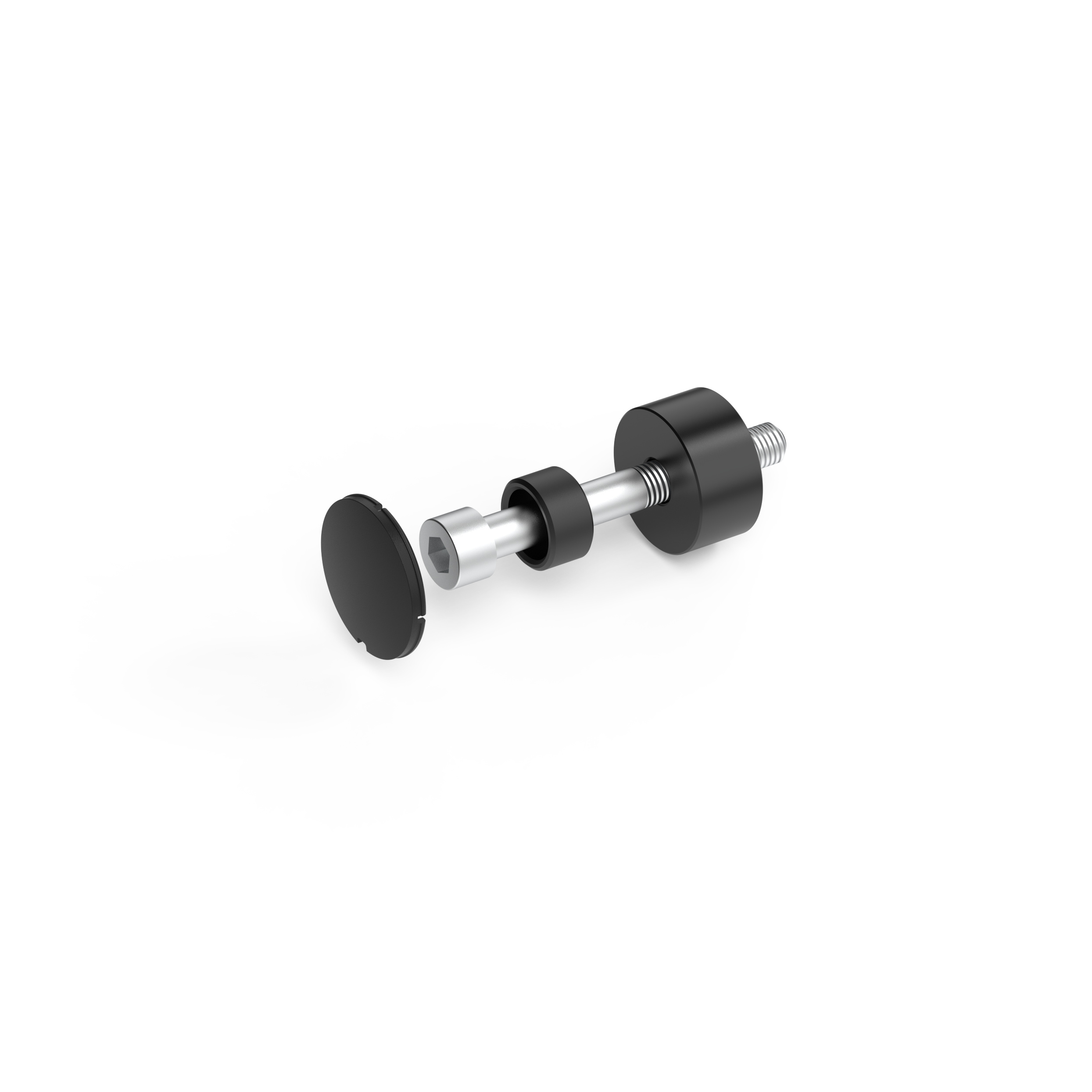 Rizoma Montagesatz für E-Pop Lenkerendenspiegel BS840B M6 für Ø21mm - Motorradteile & Ersatzteile - Motorradspiegel