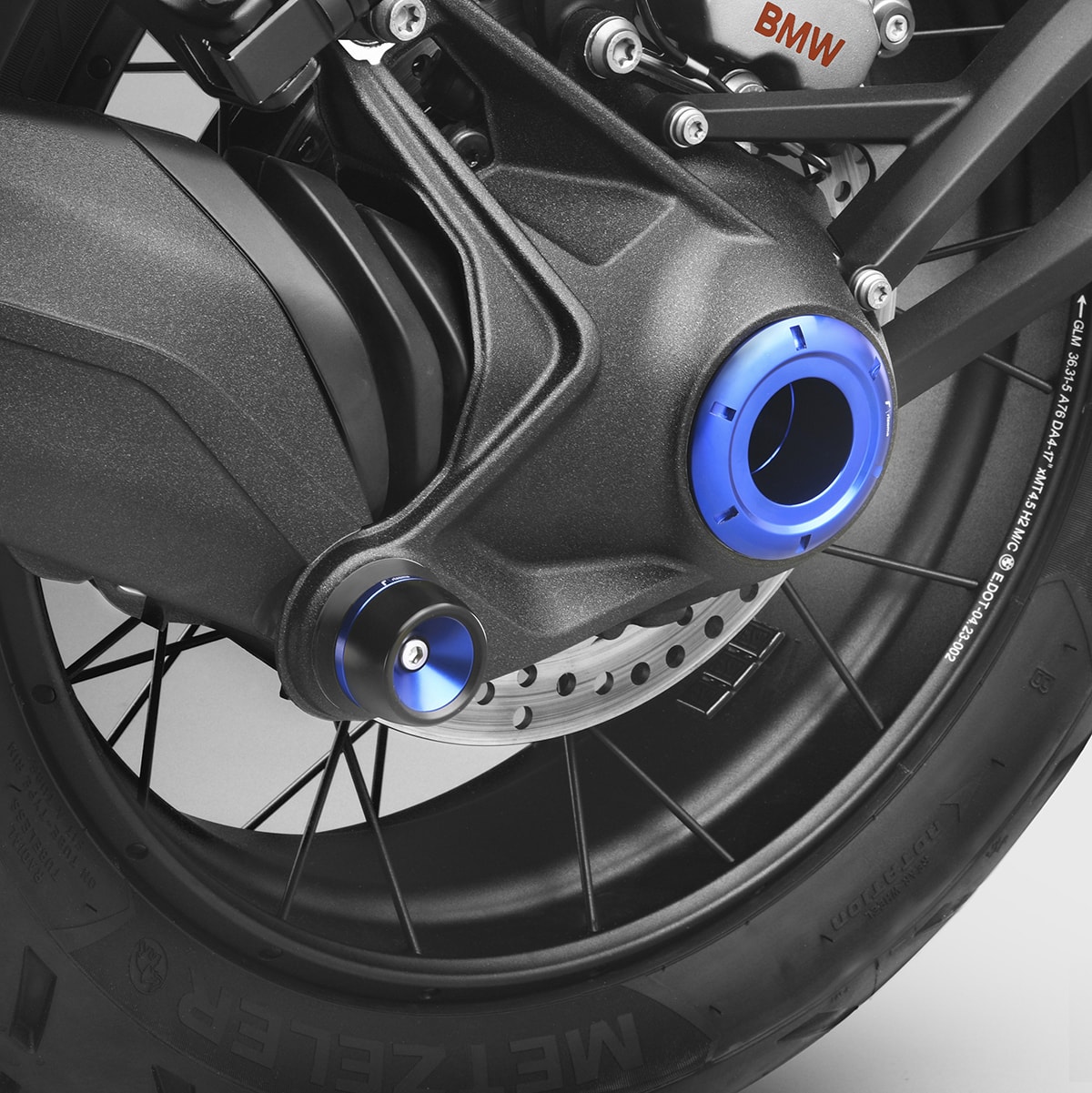 Rizoma Naben-Abdeckung hinten ZBW116U blau für BMW R 1250 GS /Adven - Motorradteile & Ersatzteile - Verkleidungen & Abdeckungen