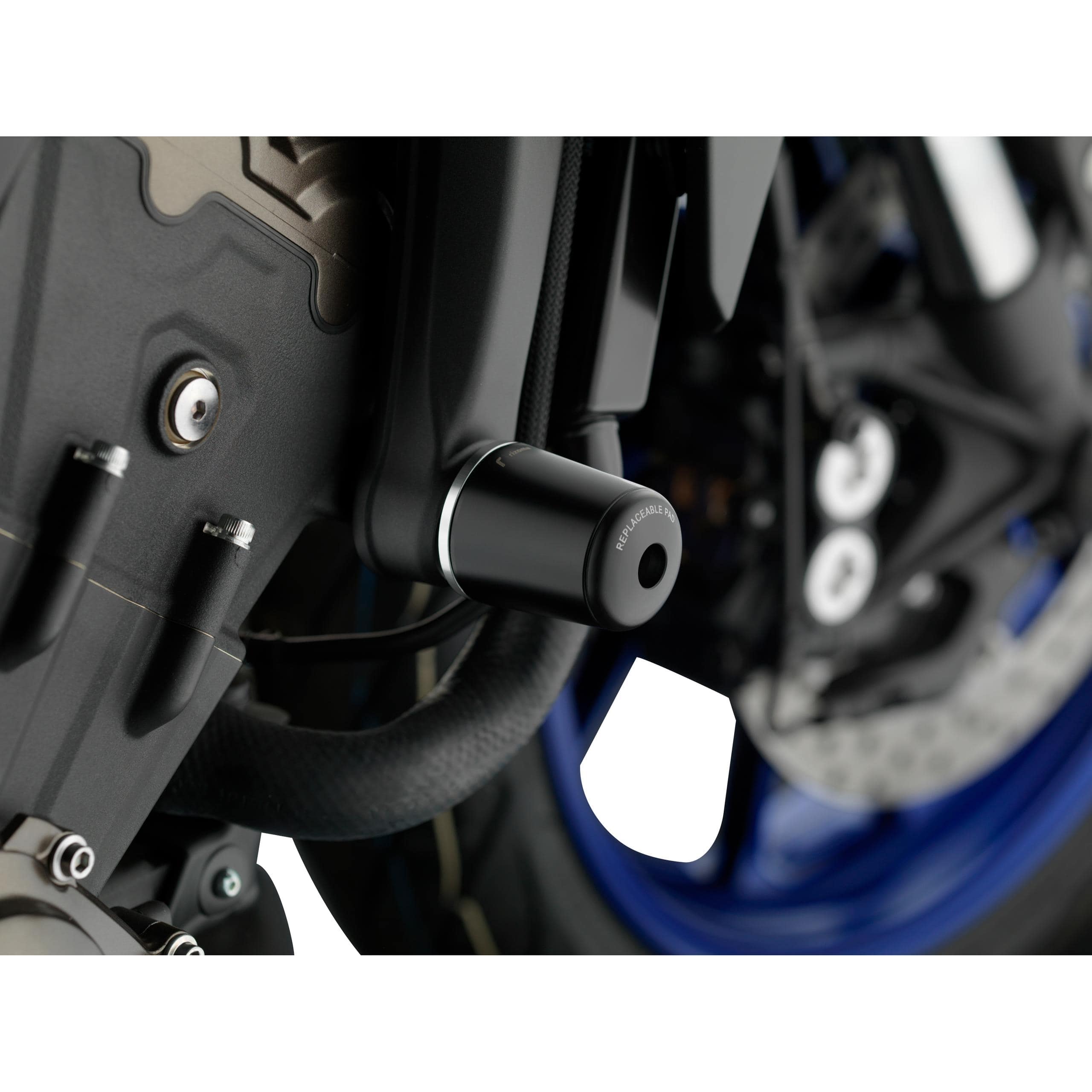 Rizoma Sturzpads B-Pro PM219A für Yamaha MT-09 2017- schwarz/silber - Motorradteile & Ersatzteile - Anbauteile