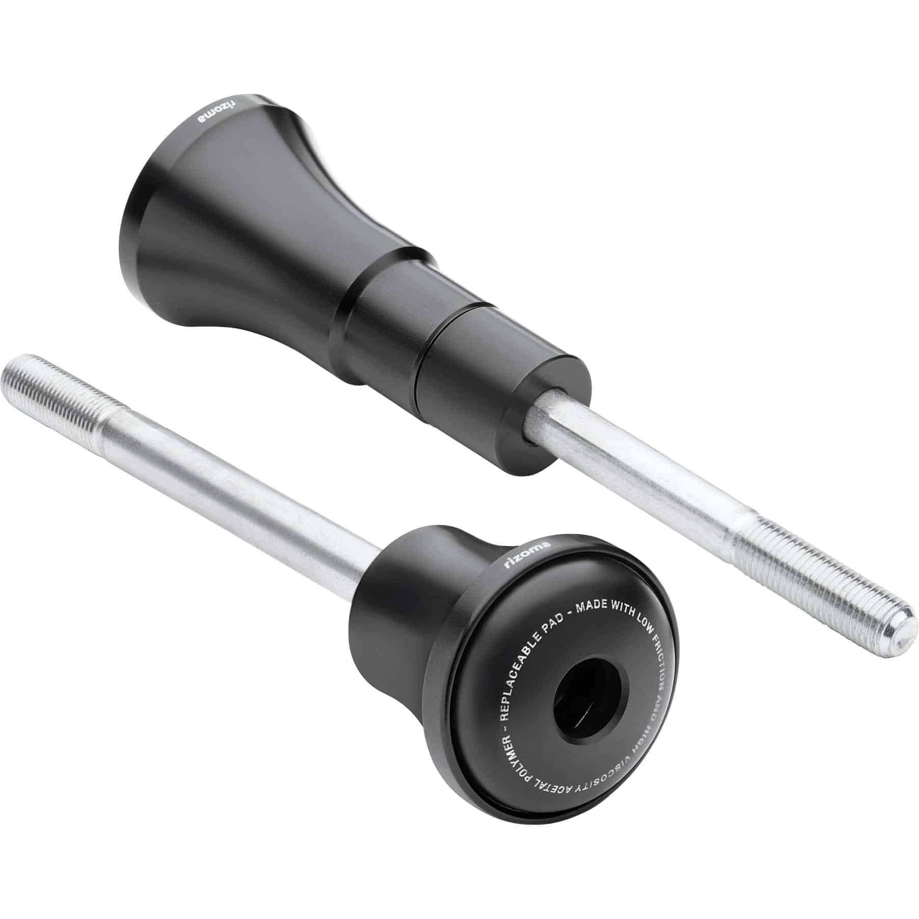 Rizoma Sturzpads Sport R PM324B für Kawasaki Z 650 2017- schwarz - Motorradteile & Ersatzteile - Anbauteile