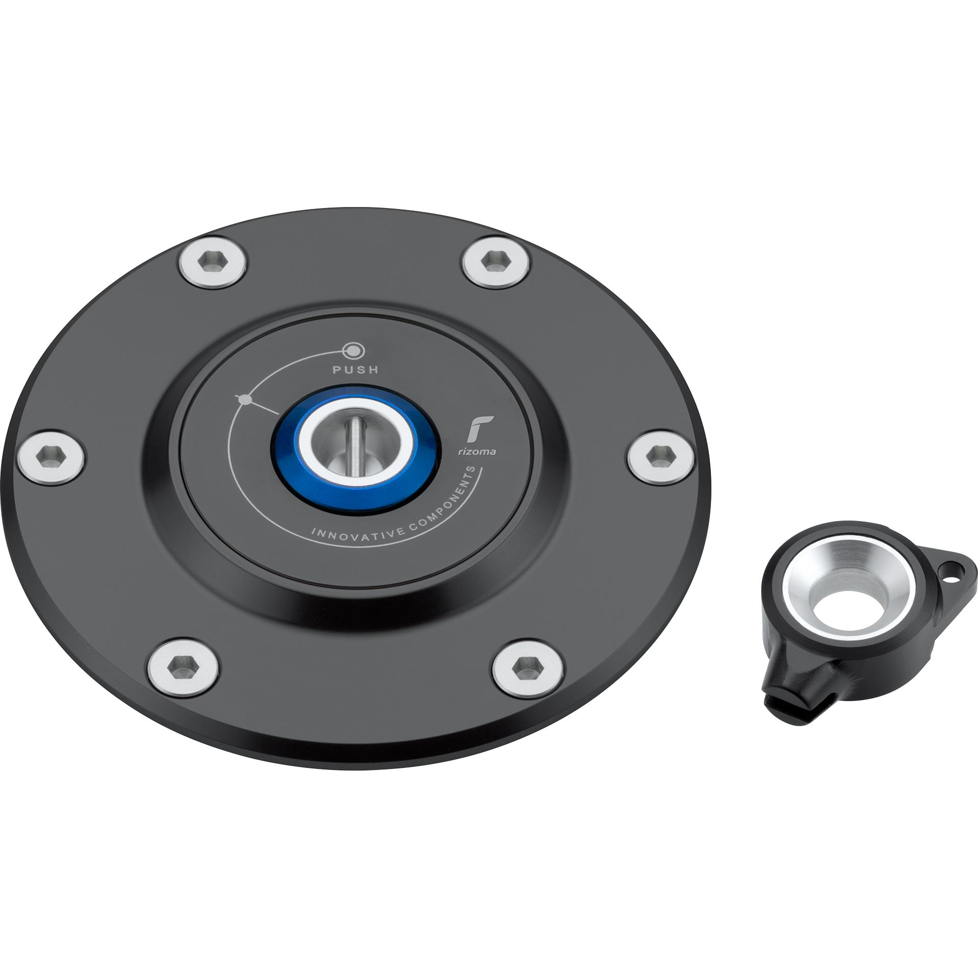 Rizoma Tankdeckel abschließbar BMW F/S/R 800/1000/1200 schwarz - Motorradteile & Ersatzteile - Verkleidungen & Abdeckungen