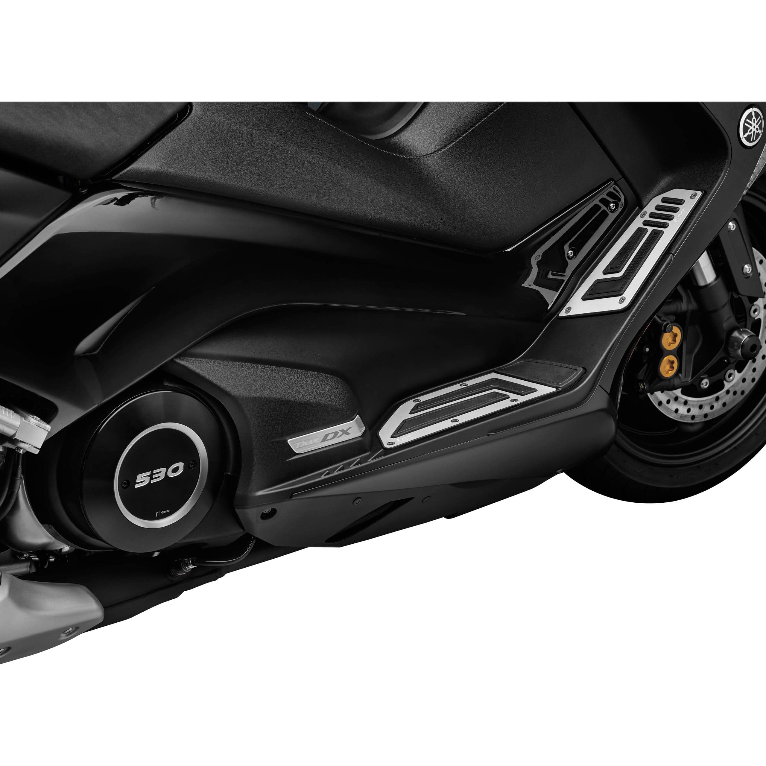 Rizoma Trittbrettverkleidung Alu ZYF035A hinten für Tmax 2017- - Motorradteile & Ersatzteile - Fußrasten & Hebel