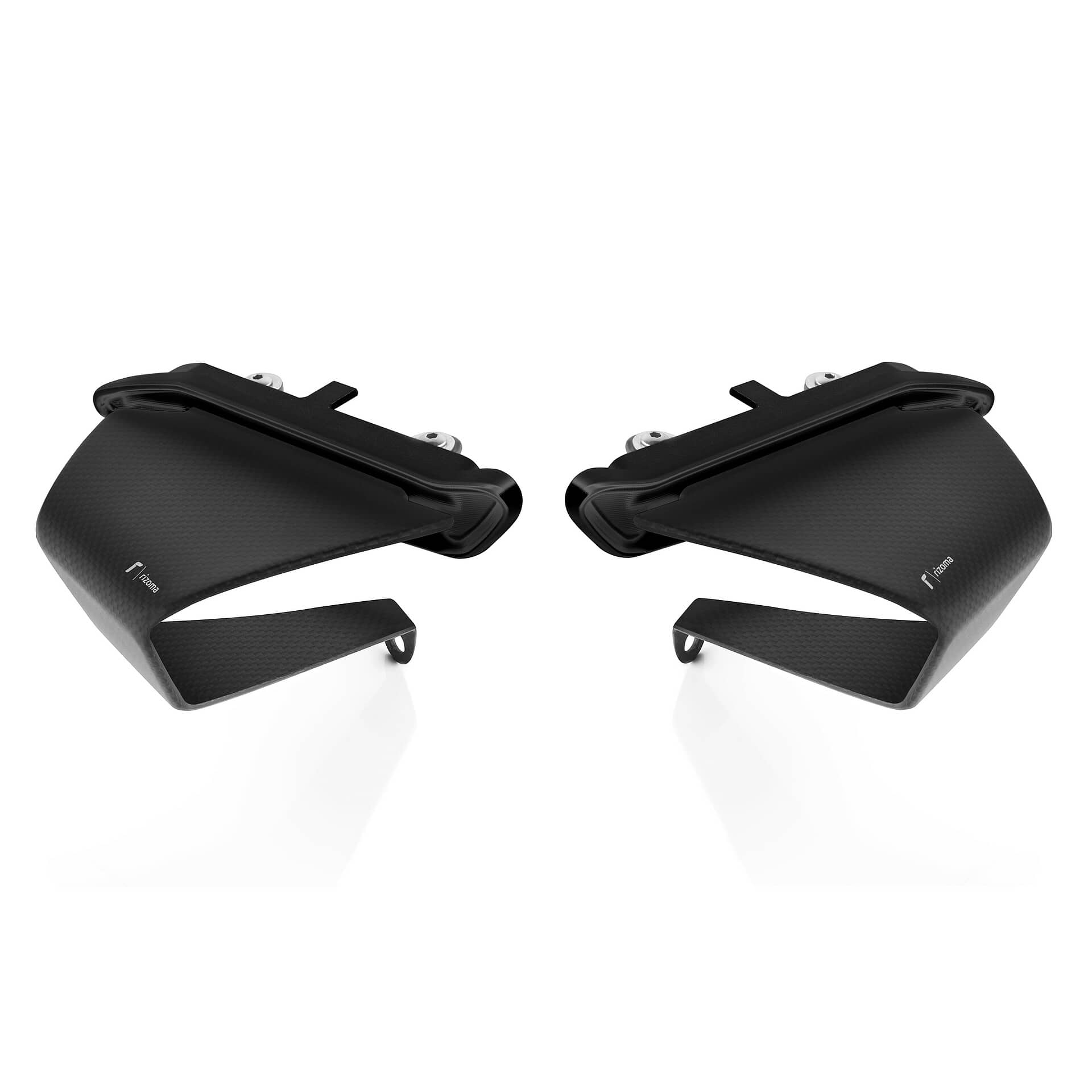 Rizoma Winglets ZDM152BK schwarz/Carbon für Ducati Monster 937 - Motorradteile & Ersatzteile - Verkleidungen & Abdeckungen