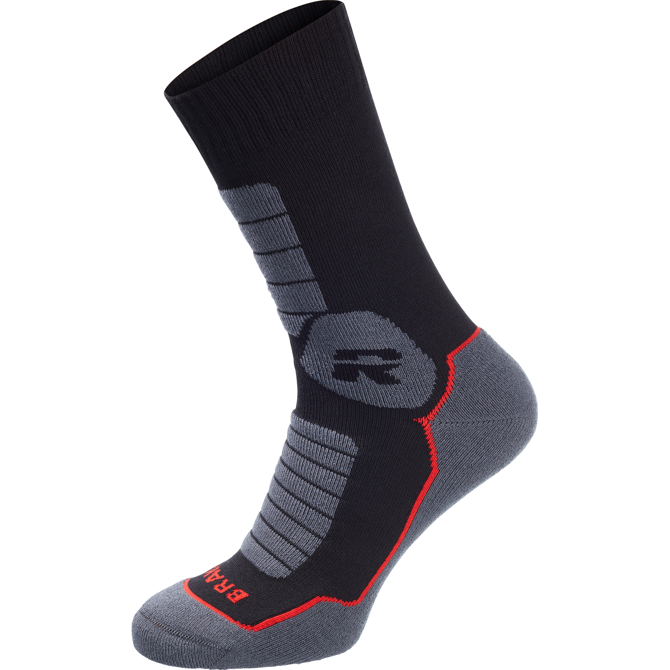 Road Funktionssocken Thermolite® kurz 1.0 schwarz/rot 42-47 - Motorradbekleidung - Wetterschutzkleidung