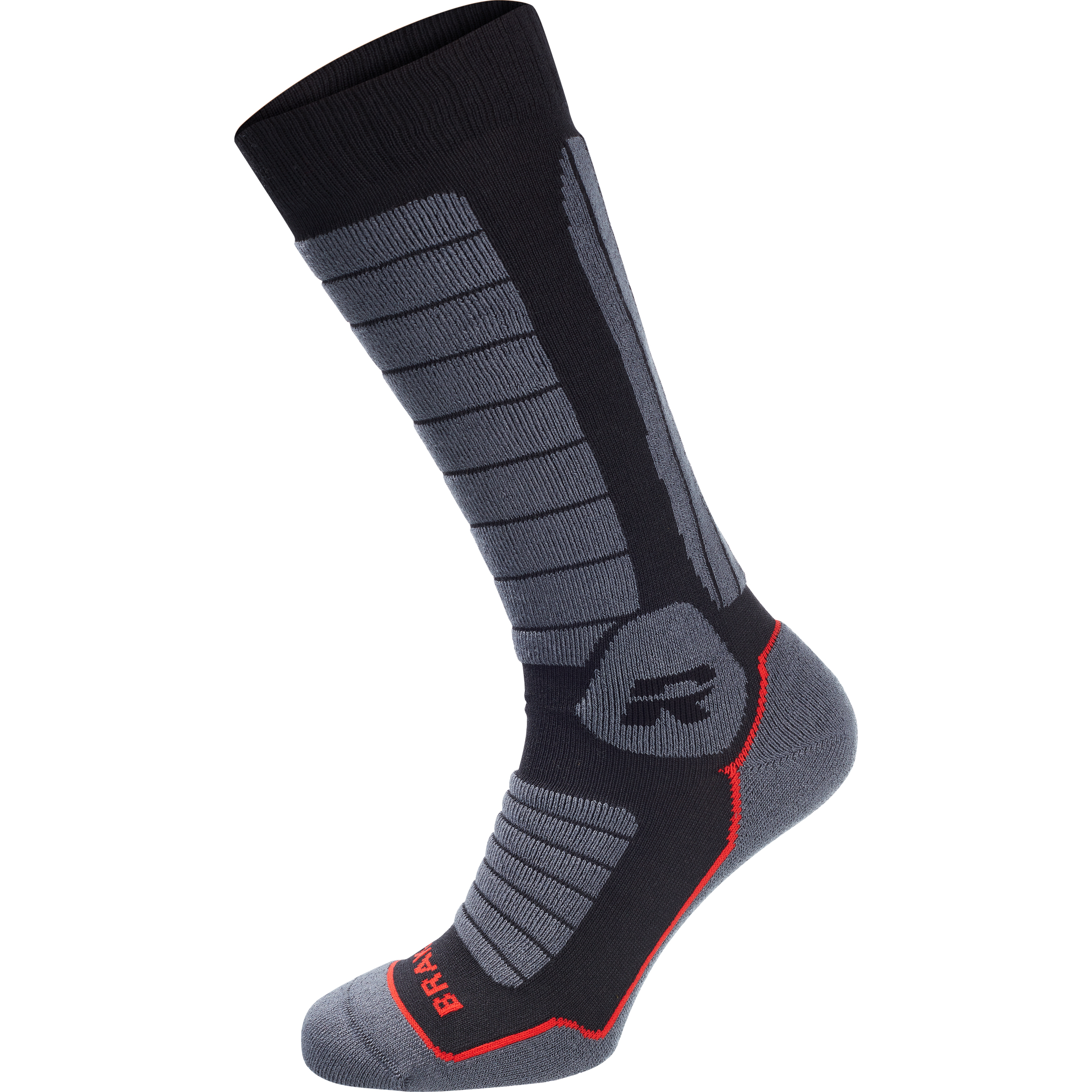 Road Funktionssocken Thermolite® lang 1.0 schwarz/rot 42-47 - Motorradbekleidung - Wetterschutzkleidung