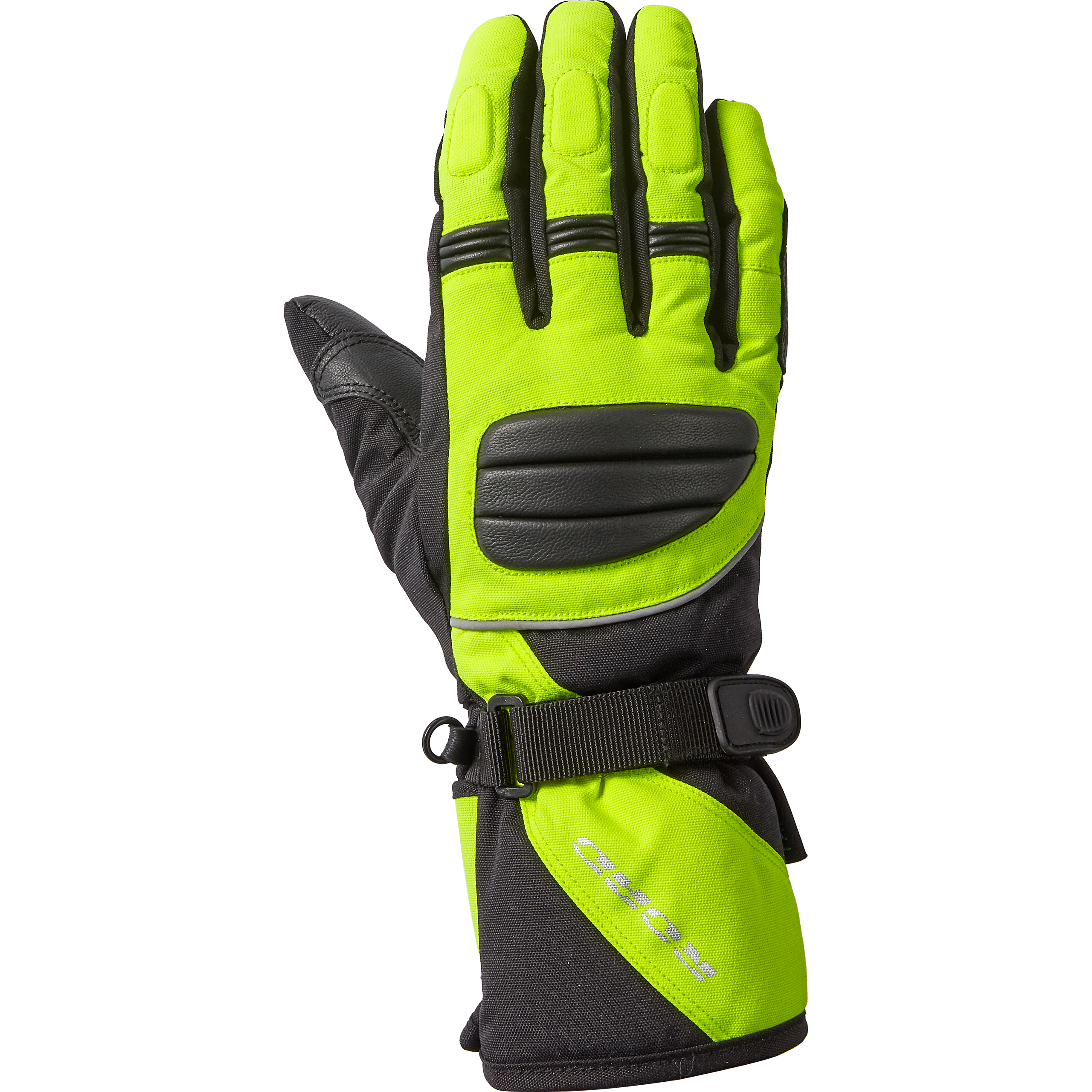 Road Tour Leder-/Textilhandschuh 2.0 lang neongelb 7 - Motorradbekleidung - Motorradhandschuhe