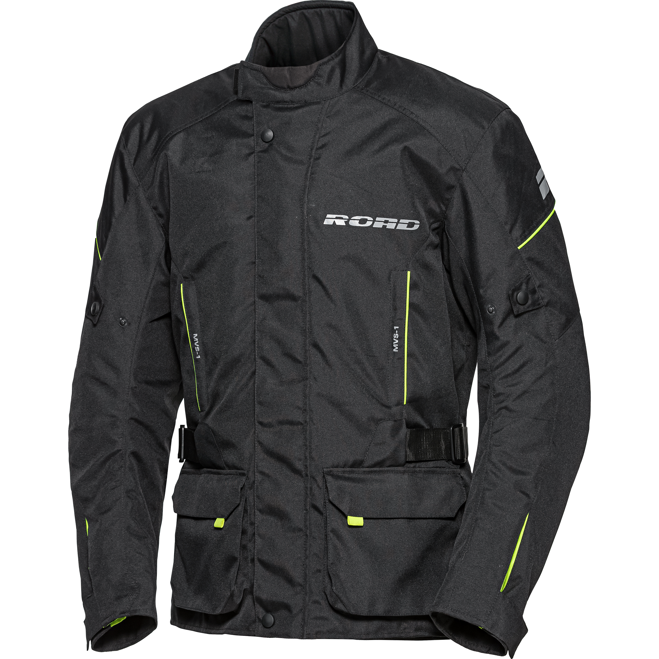 Road Touring WP Textiljacke 1.0 schwarz/neongelb XXL - Motorradbekleidung - Motorradjacken