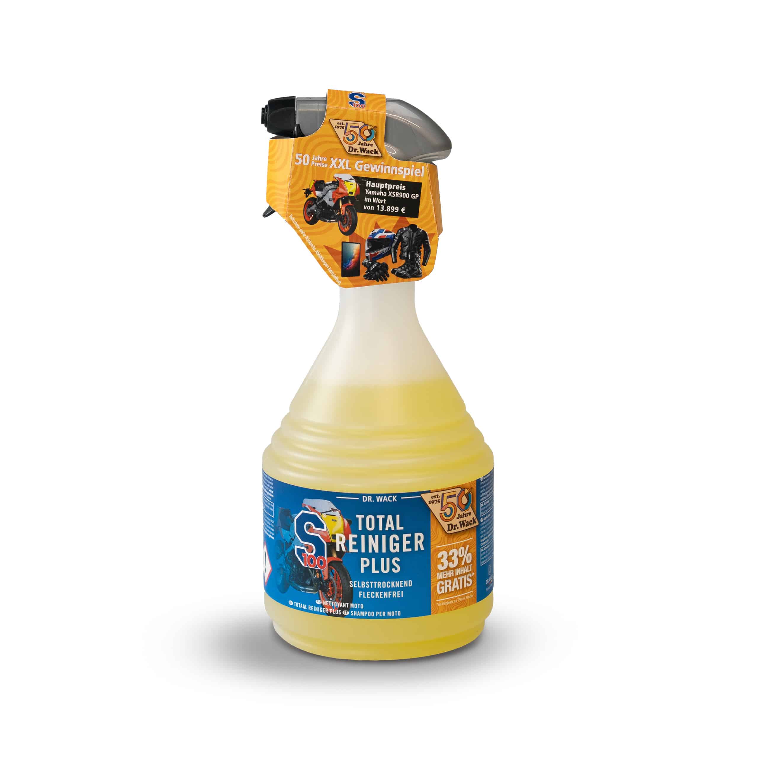 S100 Total Reiniger Plus Sprühflasche 1000 ml S100 Sonderedition - Motorradzubehör - Reinigung & Pflege