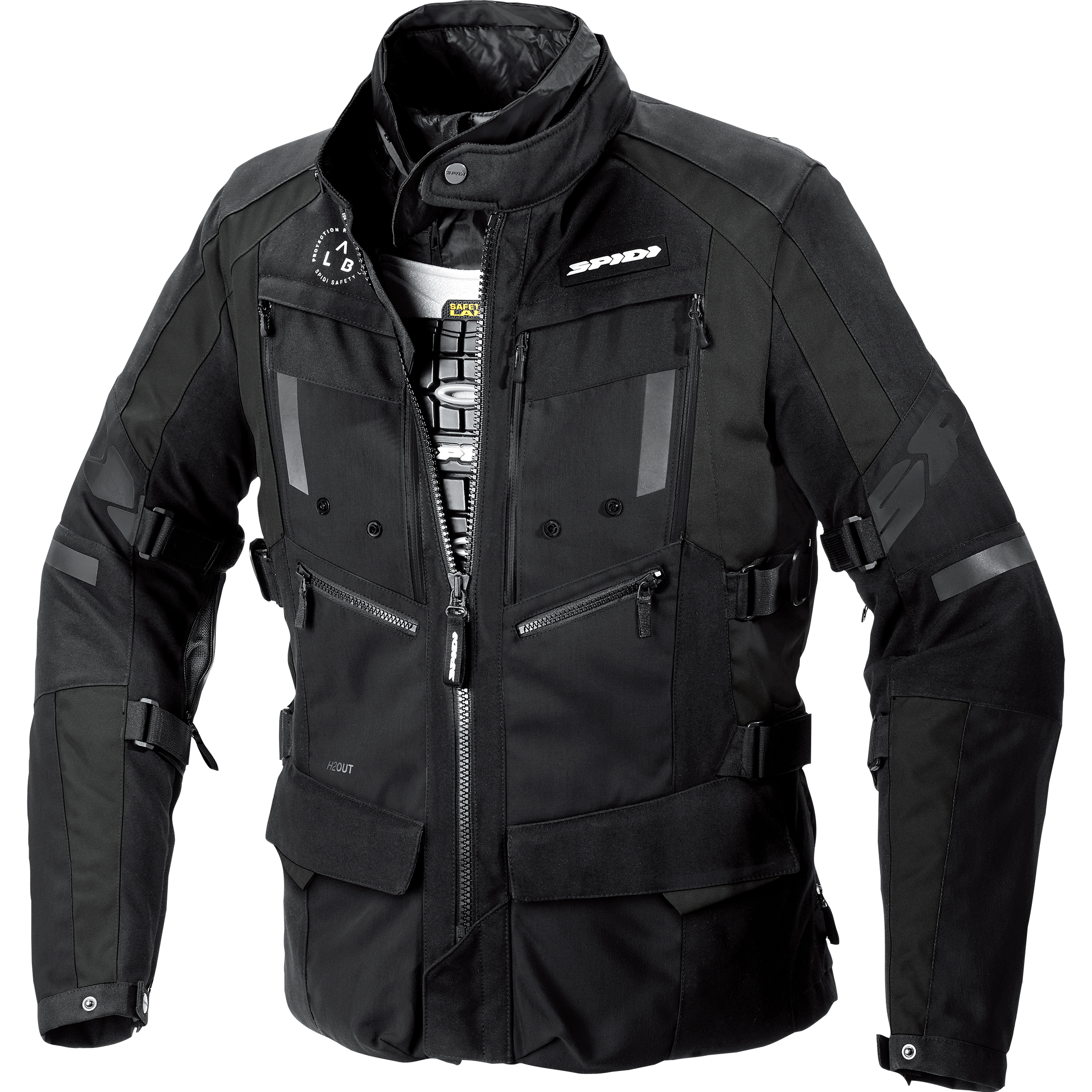 SPIDI 4 Season Evo H2Out Textiljacke schwarz M - Motorradbekleidung - Motorradjacken