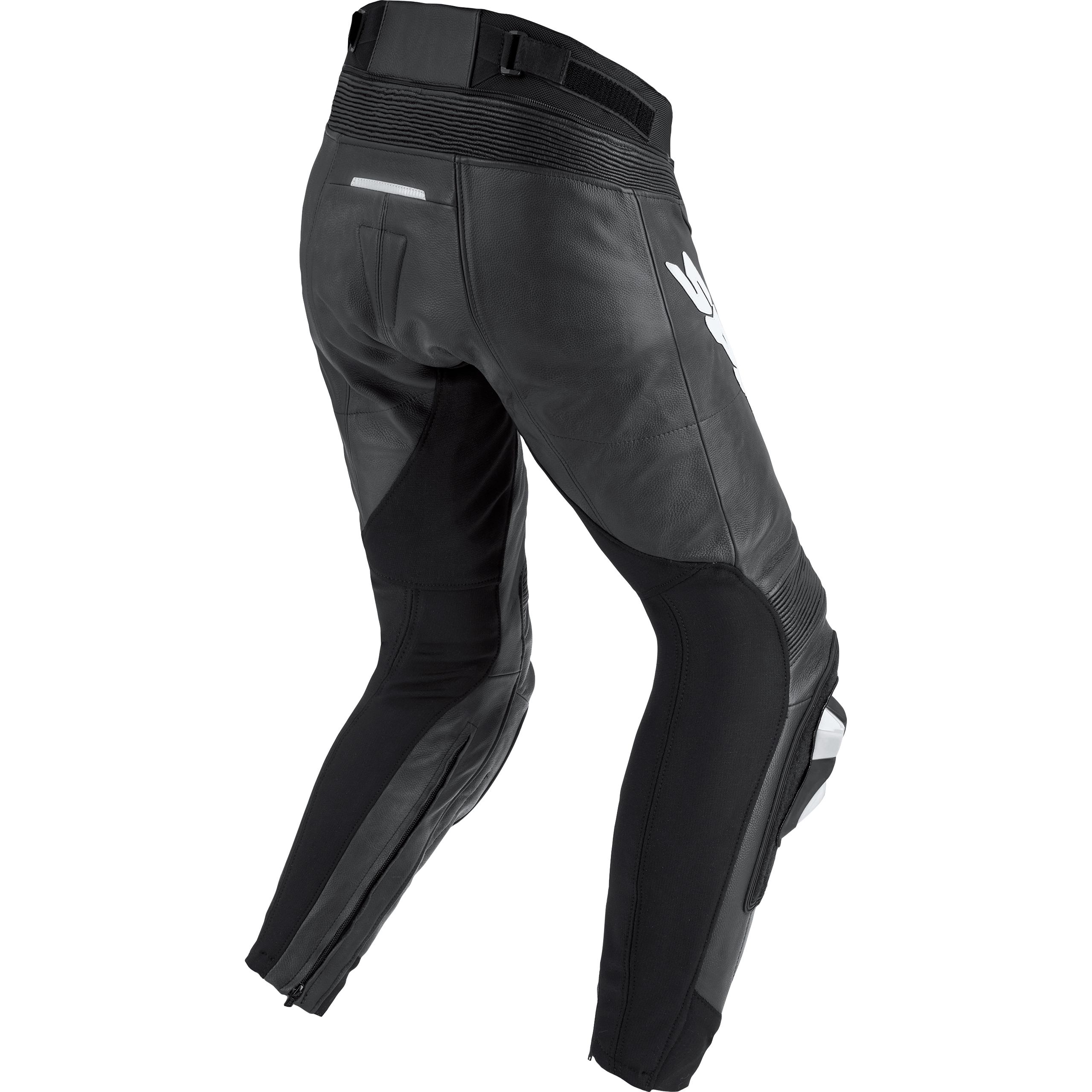 SPIDI RR Pro 2 Lederhose schwarz/weiß 25 (50 kurz) - Motorradbekleidung - Motorradhosen