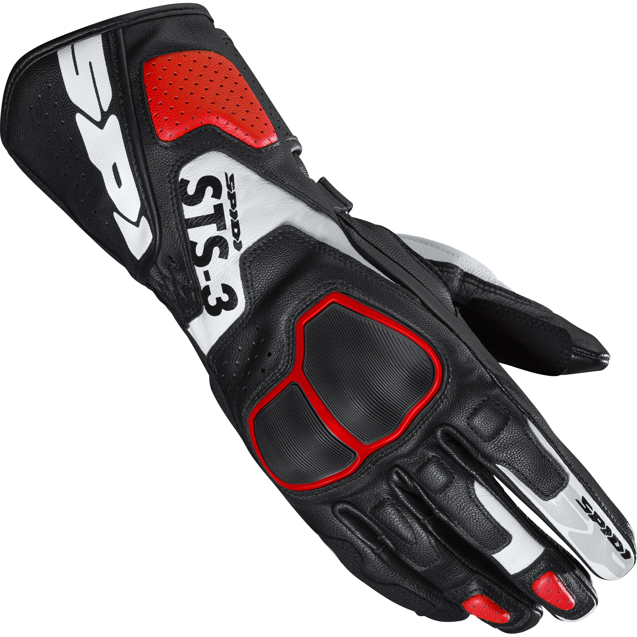 SPIDI STS-3 Damen Lederhandschuh rot XL - Motorradbekleidung - Motorradhandschuhe