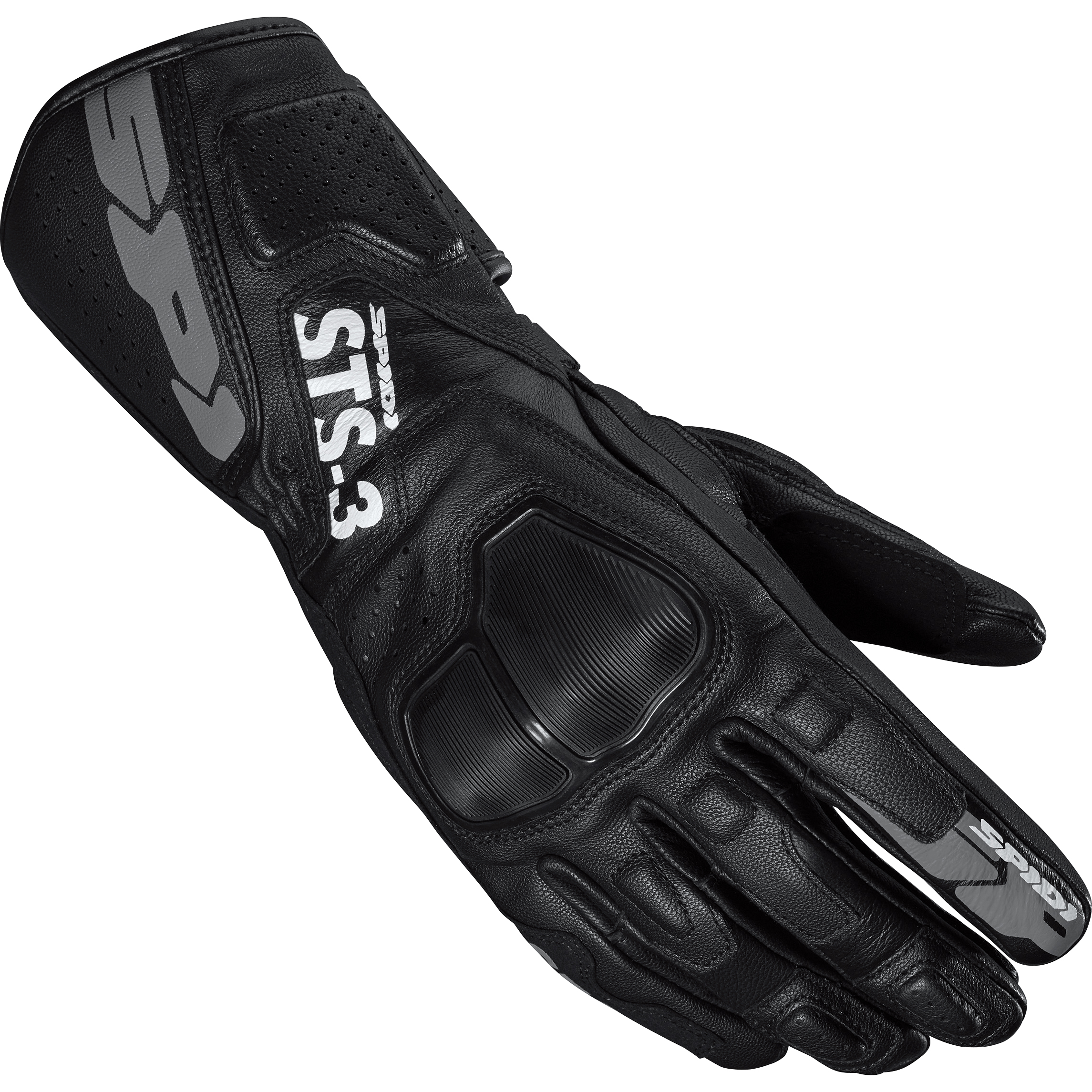 SPIDI STS-3 Damen Lederhandschuh schwarz XS - Motorradbekleidung - Motorradhandschuhe