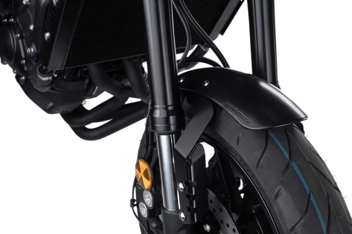 SW-MOTECH Aluminium Kotflügel vorne für XSR 900/MT-09/Tracer schwarz - Motorradteile & Ersatzteile - Verkleidungen & Abdeckungen