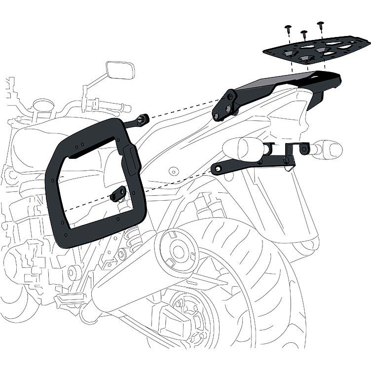 SW-MOTECH Ersatzteil CAM.00.GPT Schnellverschluß für AluRack-Adapter - Motorradzubehör - Multimedia