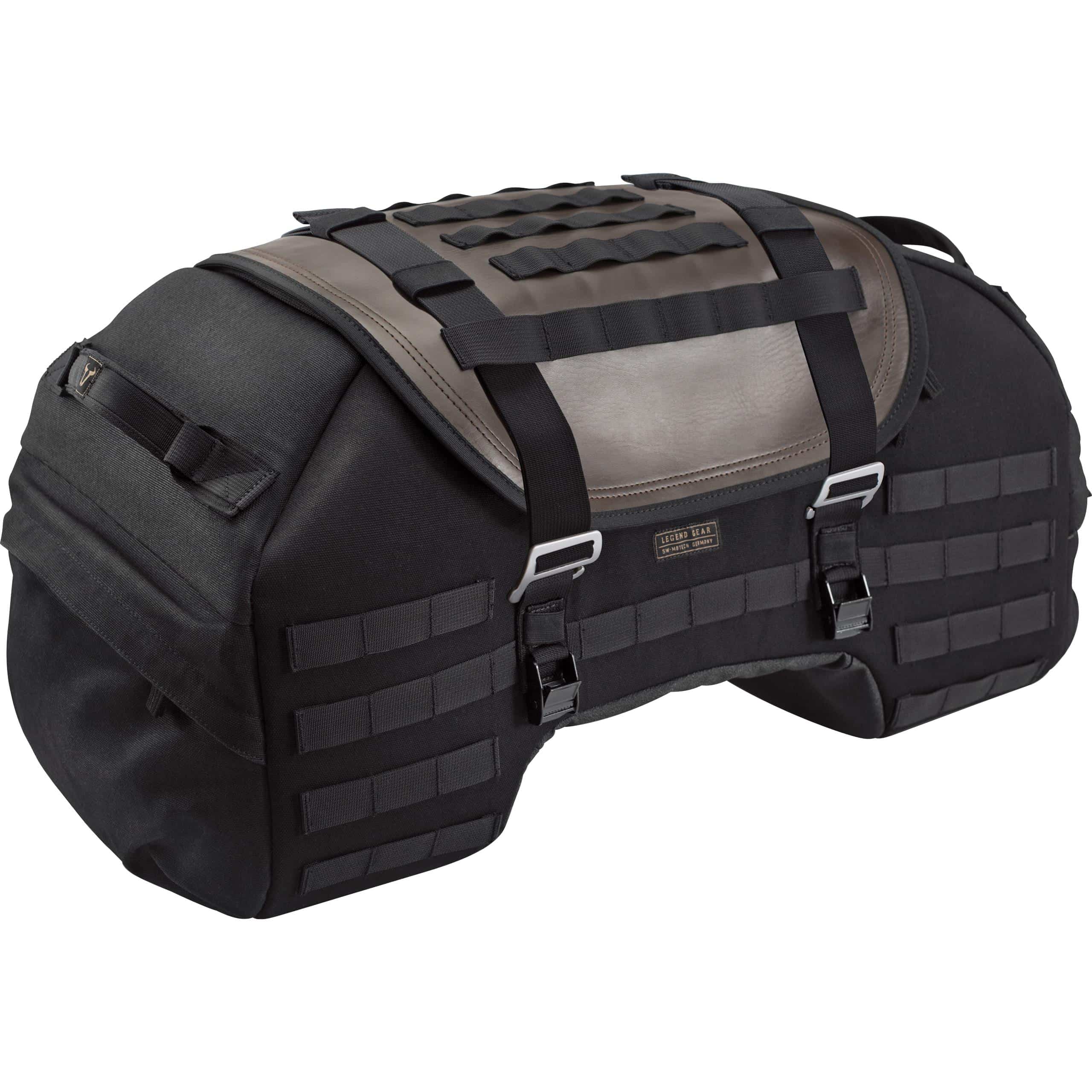 SW-MOTECH Hecktasche Legend Gear LR2 Canvas/Kunstleder 48 L schwarz/br - Motorradzubehör - Motorradgepäck