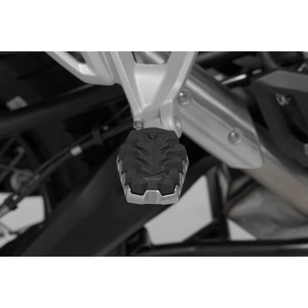 SW-MOTECH ION Enduorfußrastenpaar Sozius silber für Tiger 1200 22- - Motorradteile & Ersatzteile - Fußrasten & Hebel