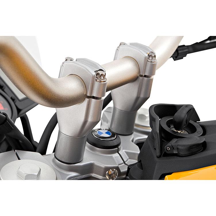SW-MOTECH Lenkererhöhung U 30mm LEH.07.039.118/30/S für BMW silber - Motorradteile & Ersatzteile - Lenker
