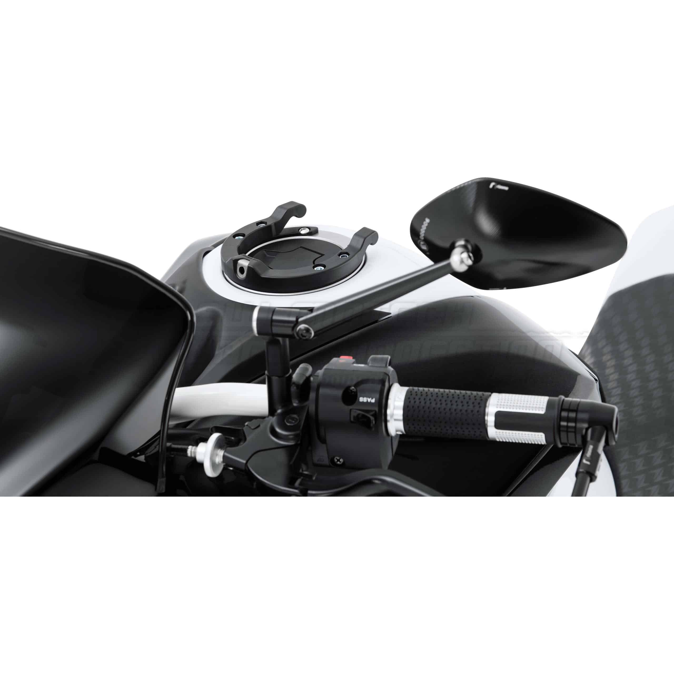 SW-MOTECH QUICK-LOCK Tankring Standard/ION schwarz 14001 Kawa 5-Loch - Motorradzubehör - Motorradgepäck