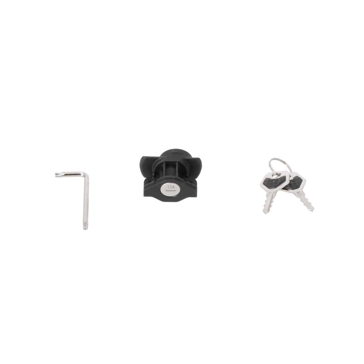 SW-MOTECH Schlosssatz für Hartschalenkoffer 1er Set - Motorradzubehör - Motorradgepäck