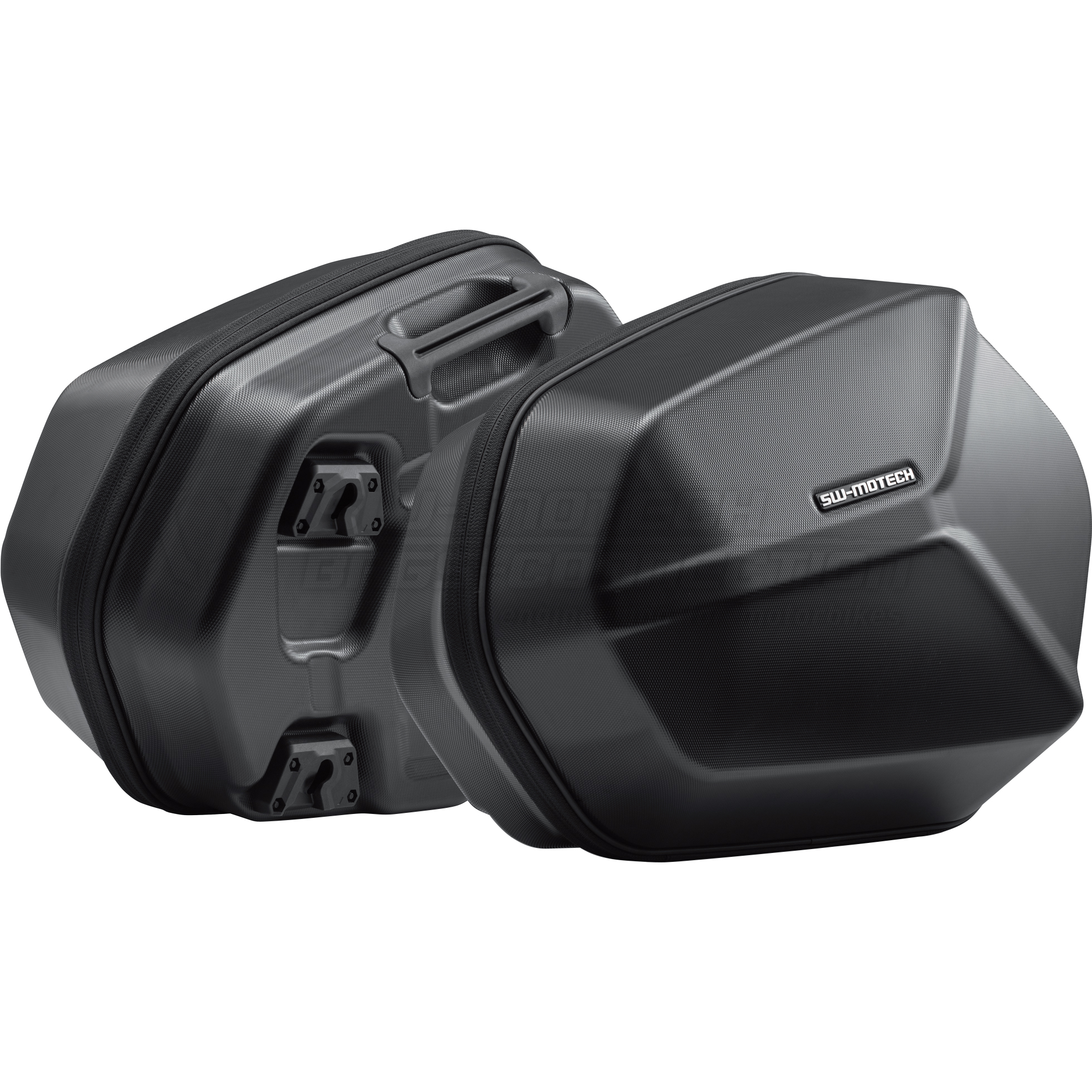 SW-MOTECH Seitenkofferpaar Aero ABS 50 Liter schwarz für QUICK-LOCK - Motorradzubehör - Motorradgepäck