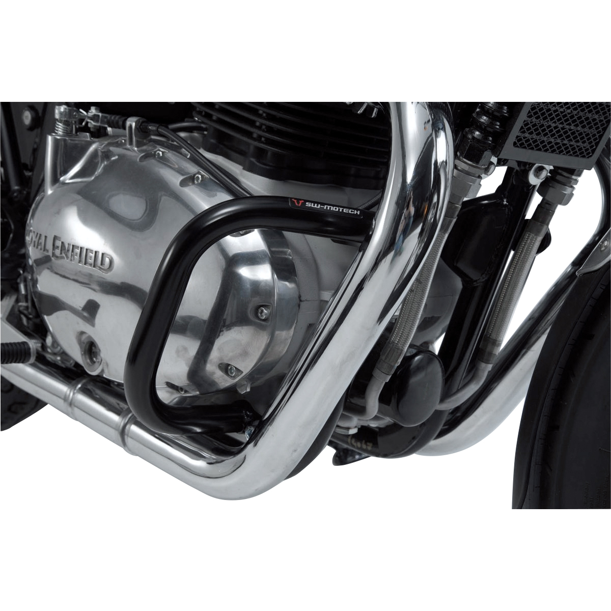 SW-MOTECH Sturzbügel schwarz für Royal Enfield 650 Interceptor/Contine - Motorradteile & Ersatzteile - Anbauteile