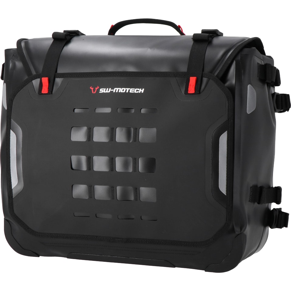 SW-MOTECH SysBag WP L Heck-/Satteltasche 27-40 Liter mit Zurrgurten - Motorradzubehör - Motorradgepäck